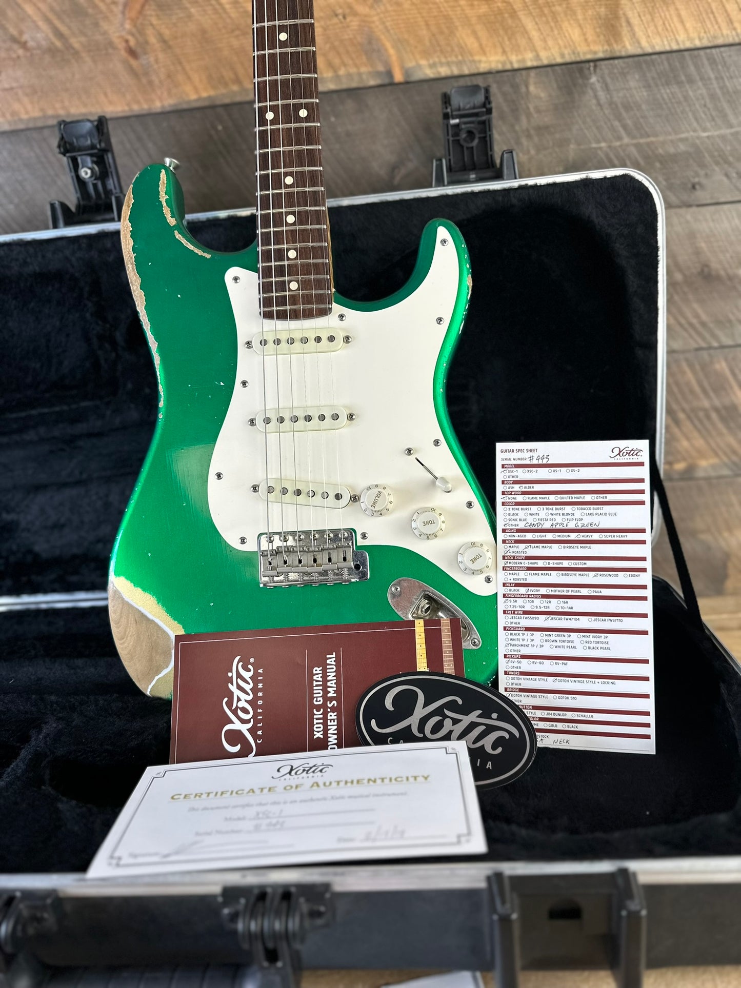 Used Xotic California Classic XSC-1 - Candy Apple Green