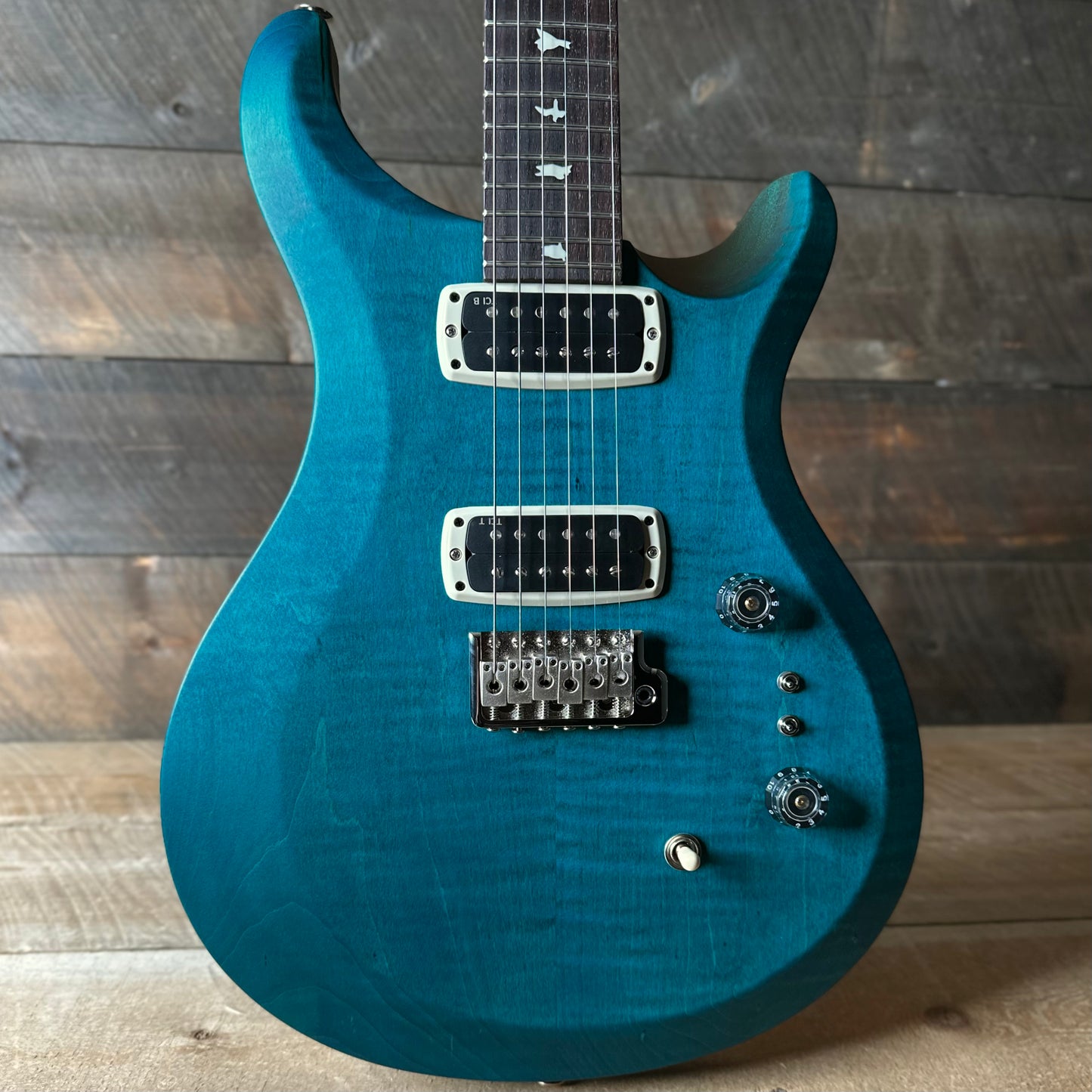 PRS S2 Wood Library Custom 24-08 QS Exclusive Satin Run! - Faded Abalone S2085536
