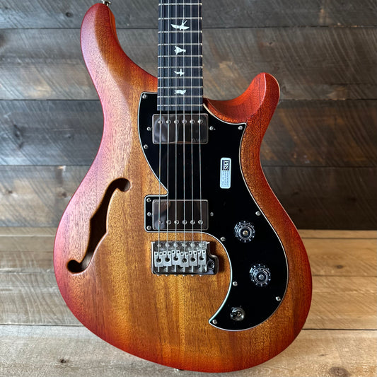 PRS S2 Vela Semi-Hollow HHT Quimper Edition – McCarty Sunburst Satin Nitro USA Electric Guitar S2089043