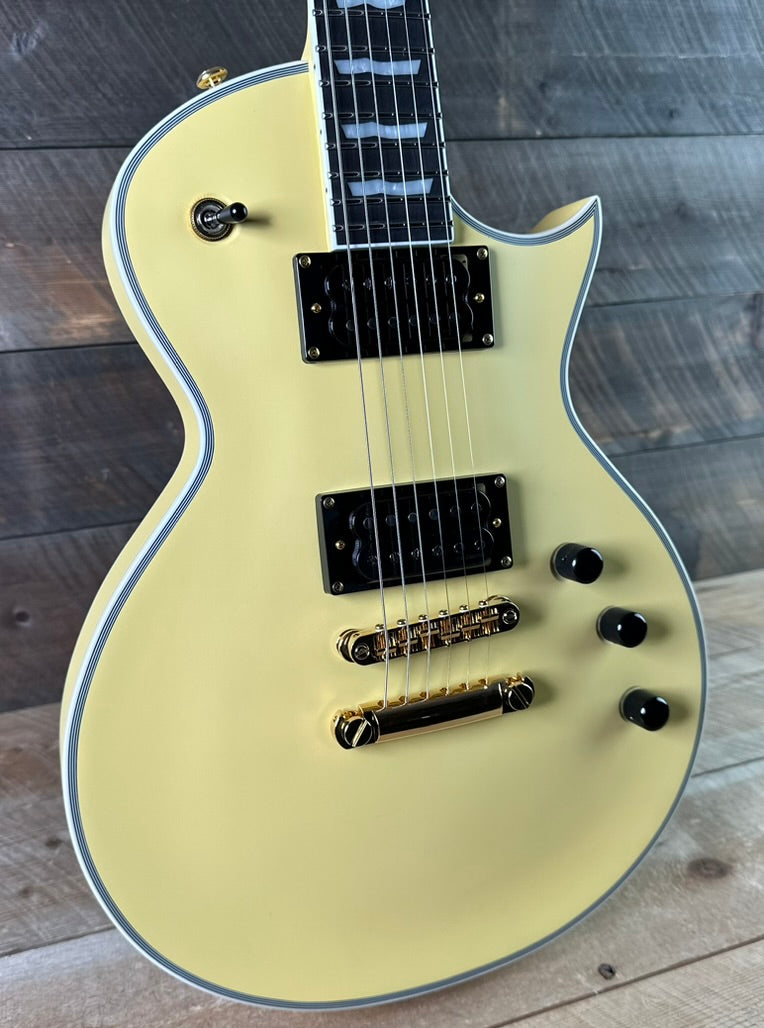 Used ESP LTD. EC-1000T CTM - Vintage Gold W/Hardshell Case
