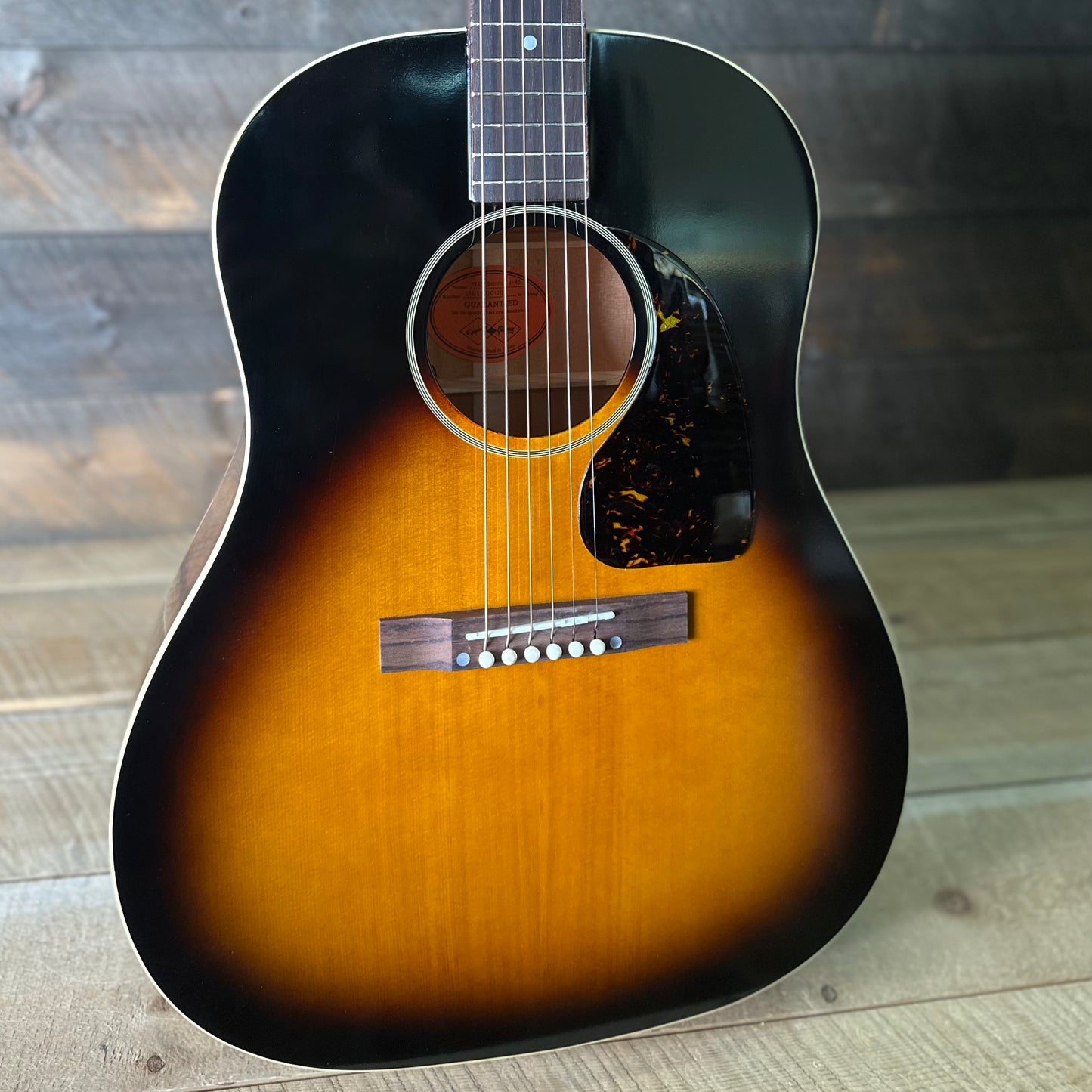 Epiphone Inspired By Gibson Custom 1942 Banner J-45 Reissue - Vintage Sunburst 25021500120