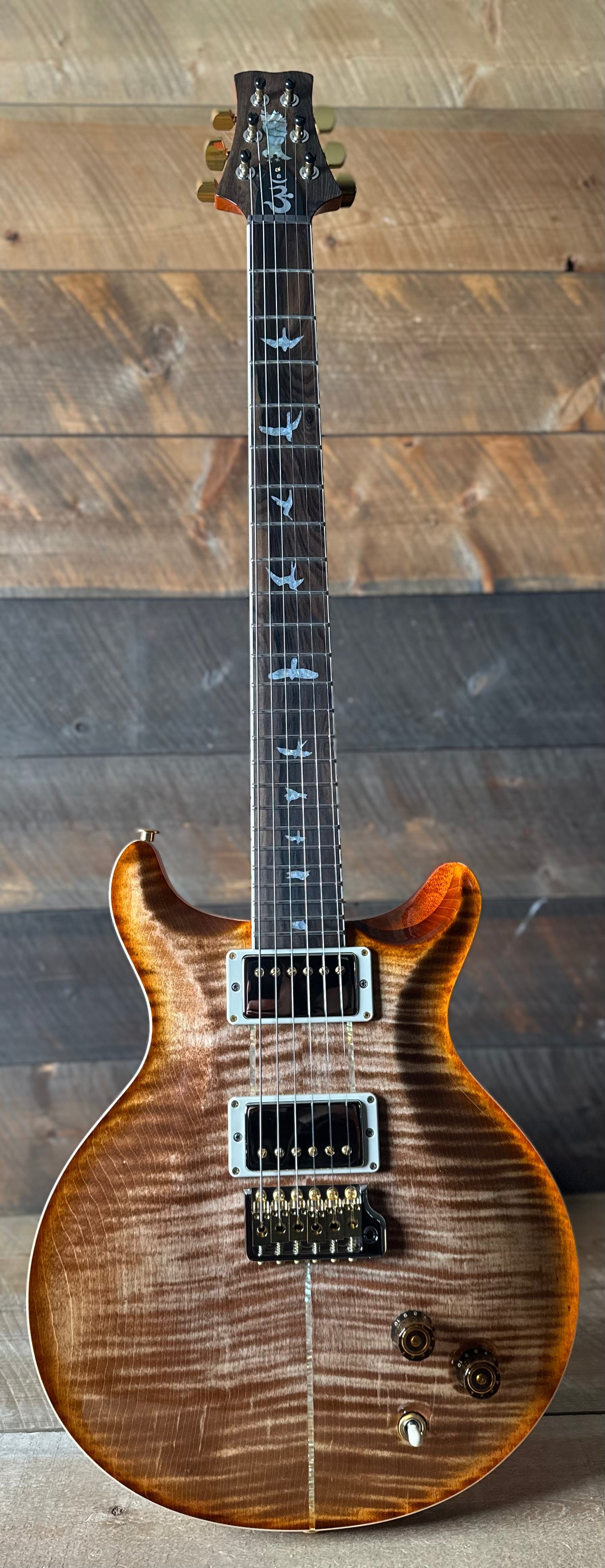 PRS Wood Library Santana Retro Korina Back & Neck, Ziricote FB!! - Autumn Sky 418562