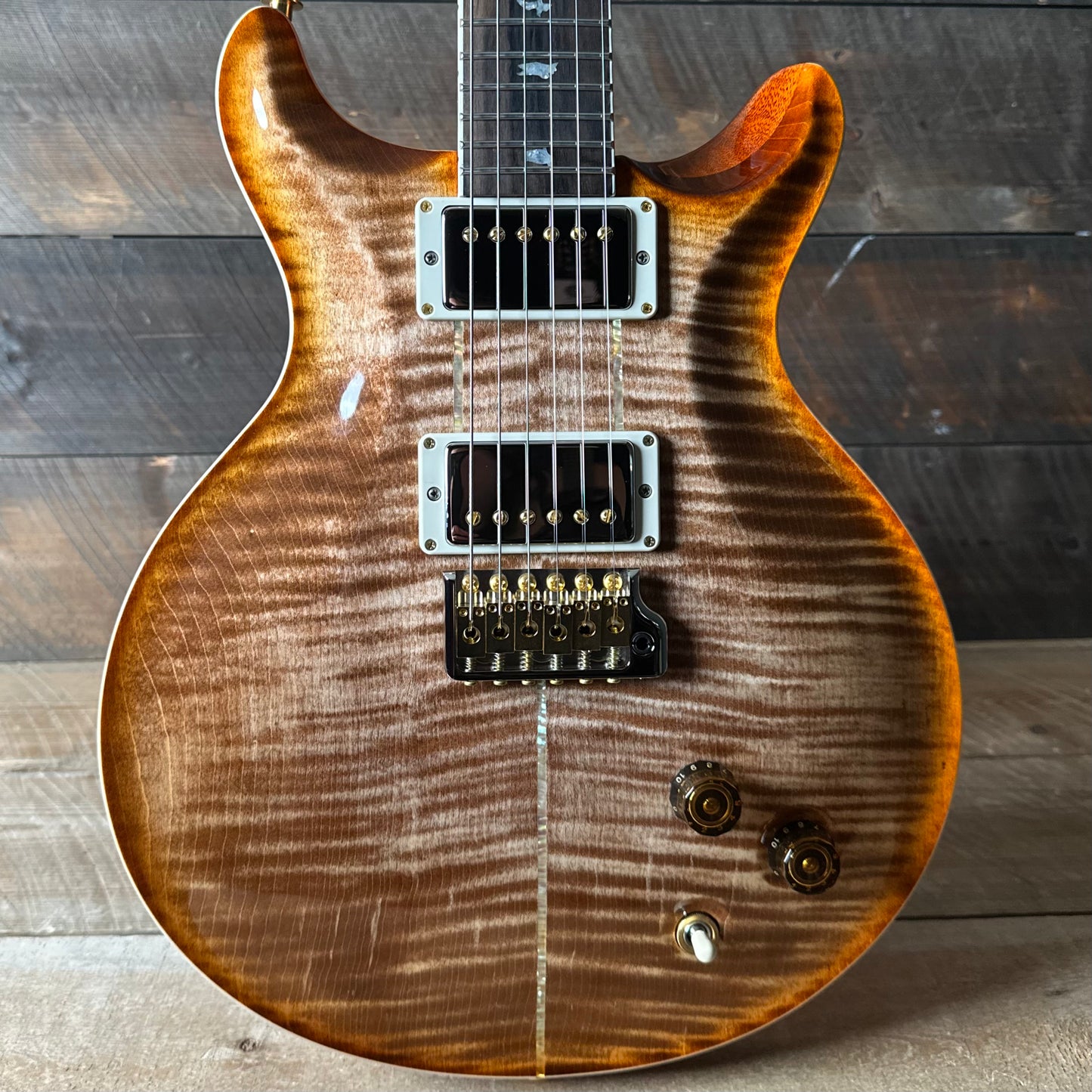 PRS Wood Library Santana Retro Korina Back & Neck, Ziricote FB!! - Autumn Sky 418562
