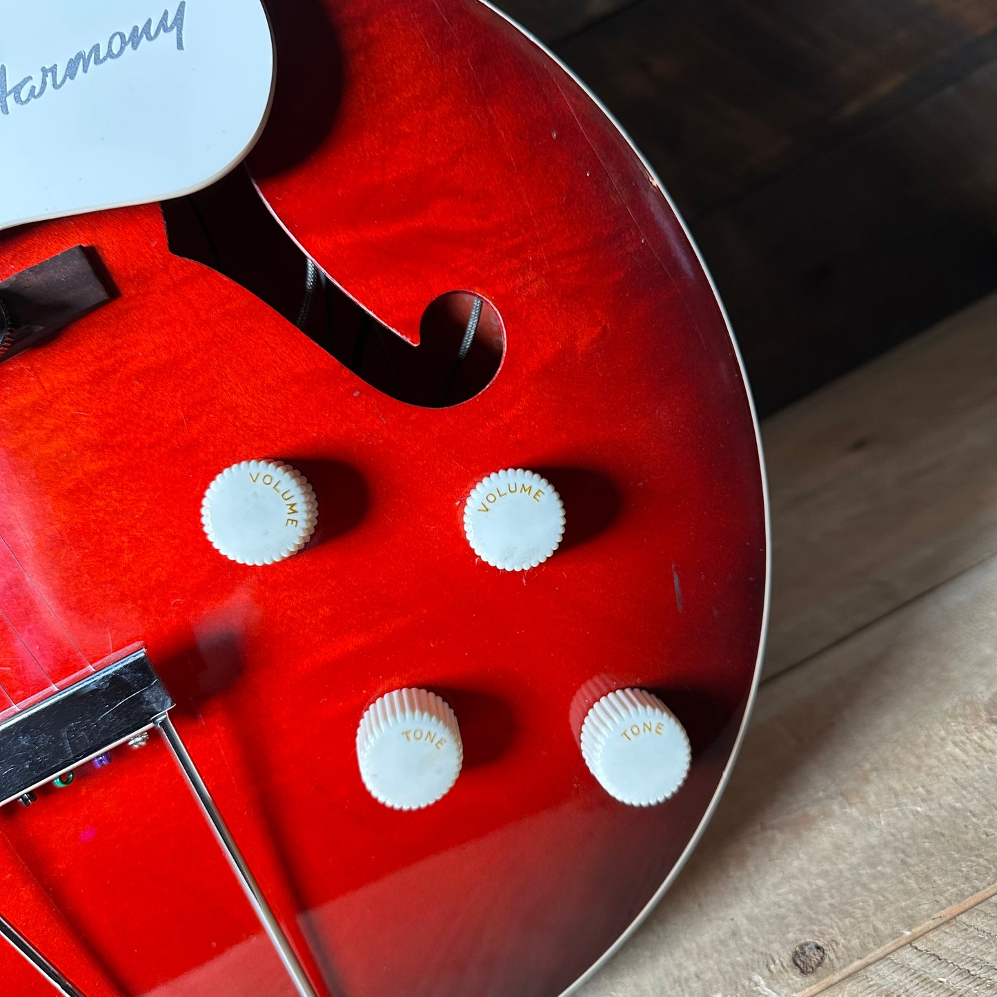 Vintage 1960's Harmony Rocket H-54 - Cherry Red