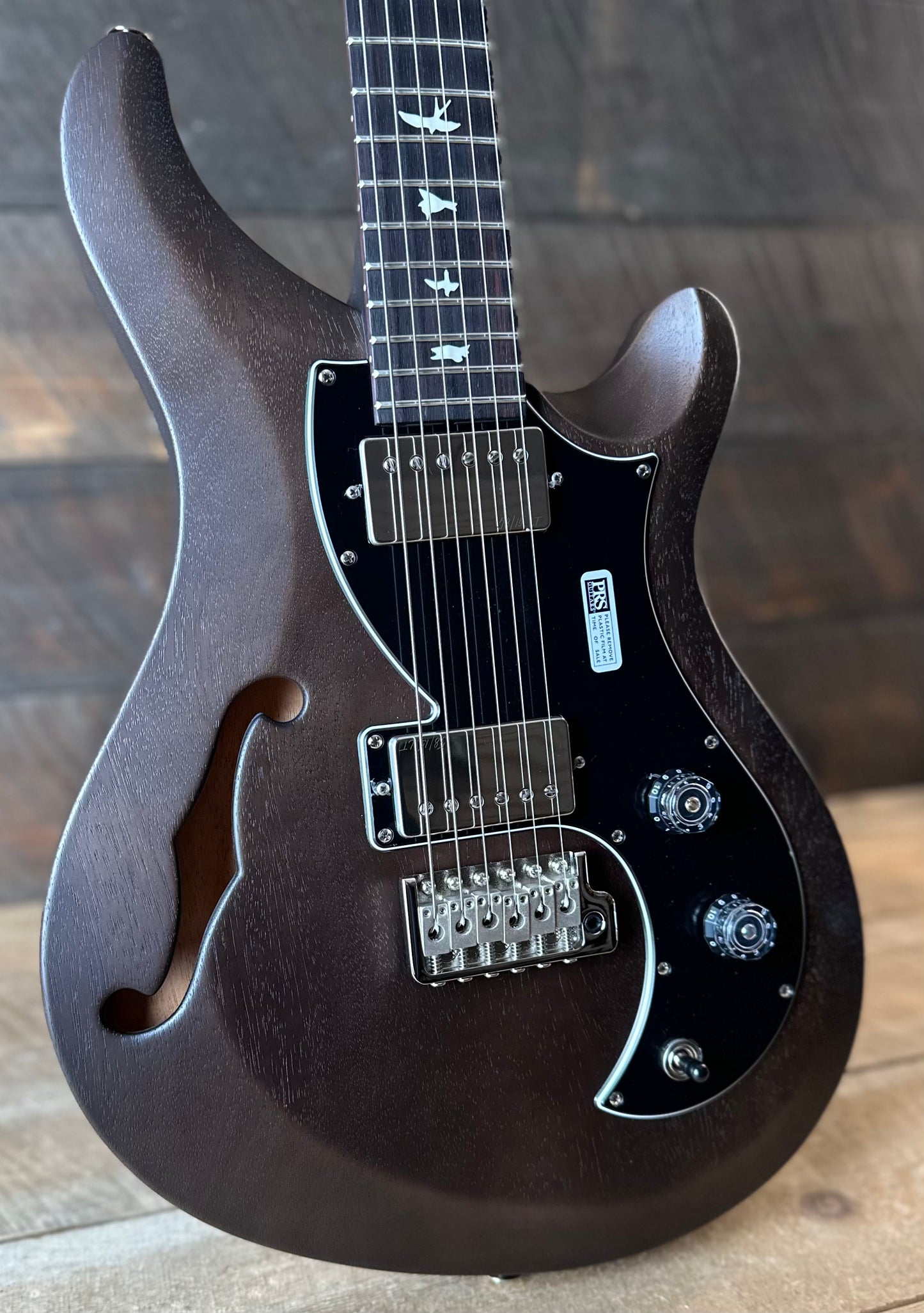 PRS S2 Vela Semi-Hollow HHT Quimper Edition – Walnut Satin Nitro USA Electric Guitar S2089126