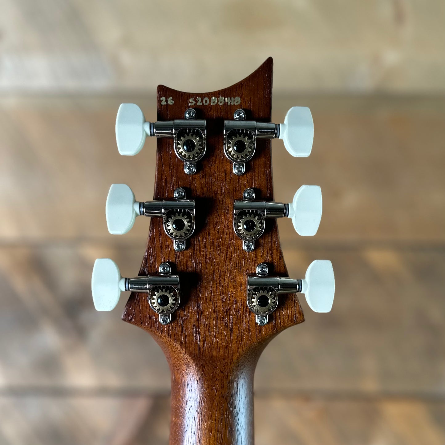 PRS S2 Wood Library Special Semi-Hollow Quilted Top Ebony Fretboard - Satin Honey Gold Burst S2088418