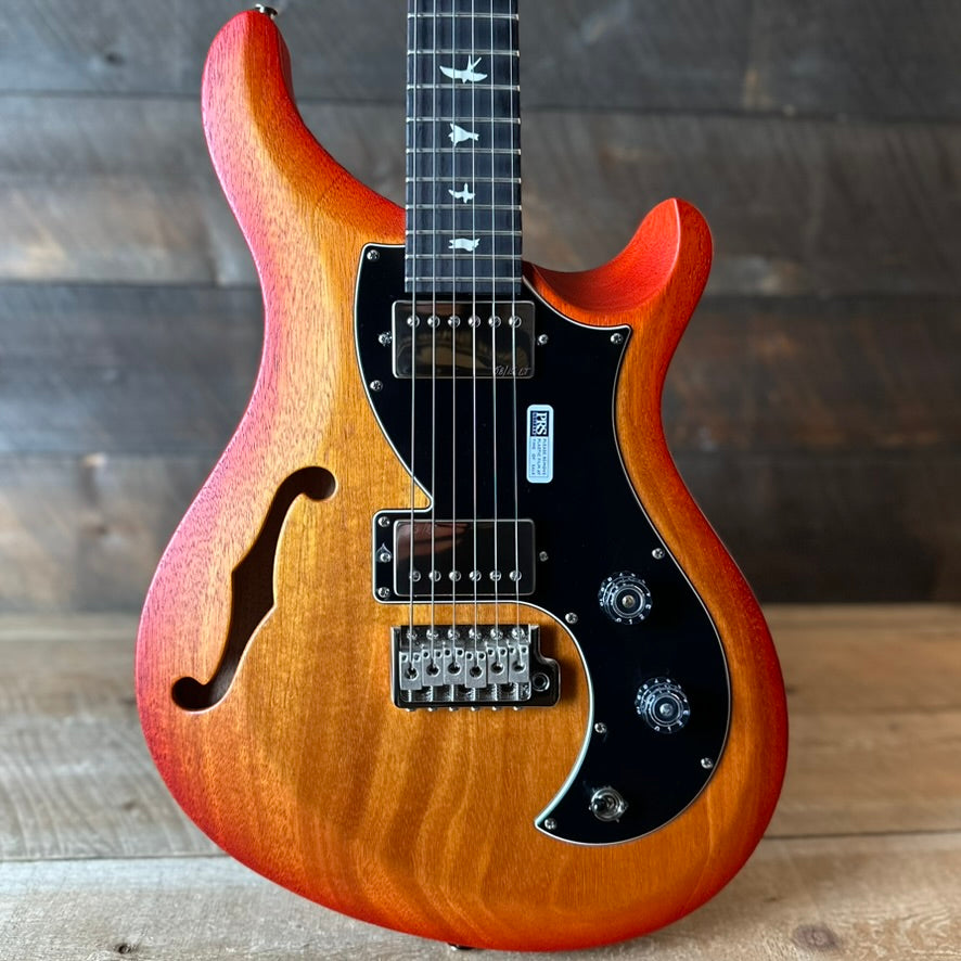 PRS S2 Vela Semi-Hollow HHT Quimper Edition – McCarty Sunburst Satin Nitro USA Electric Guitar S2089033