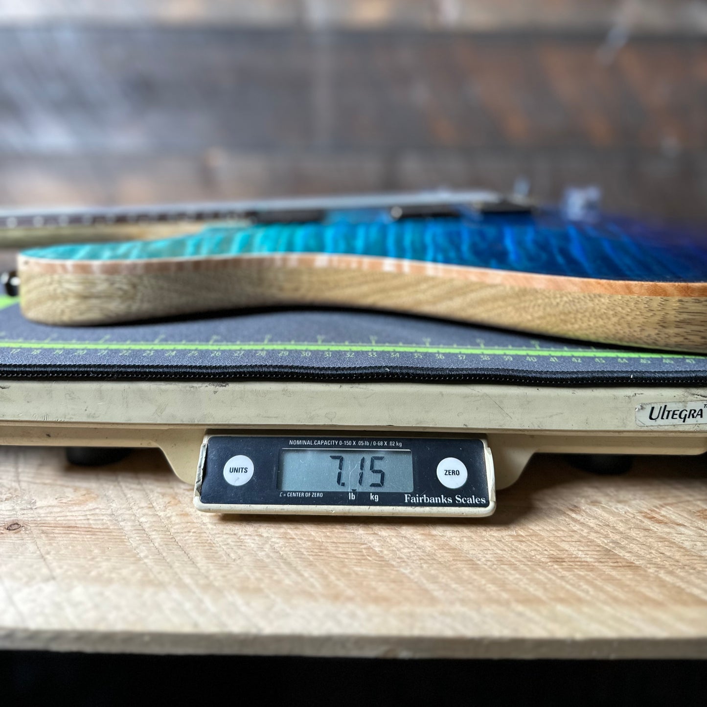 PRS Wood Library Custom 24 Flame Top  Brazilian Rosewood Fretboard!  - Blue Fade 411443