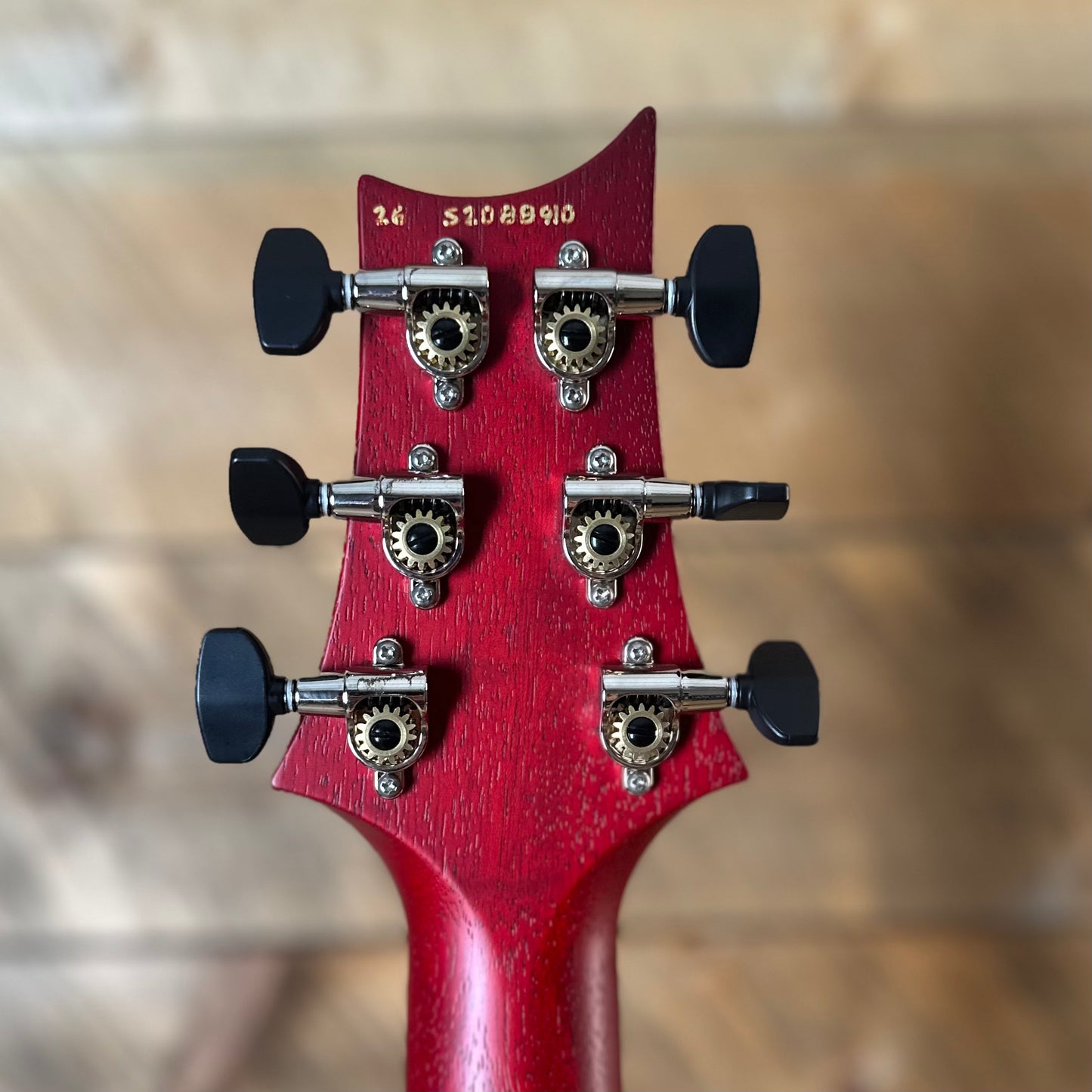PRS S2 Vela Semi-Hollow HHT Quimper Edition – Vintage Cherry Satin Nitro USA Electric Guitar S2088910