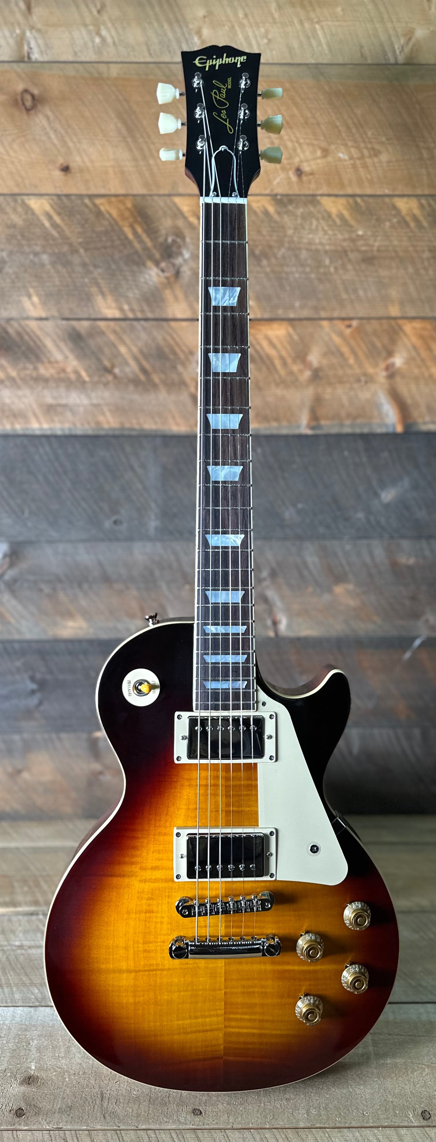 Epiphone Inspired By Gibson Custom Shop 1959 Les Paul Standard - Washed Bourbon Burst 25011520097