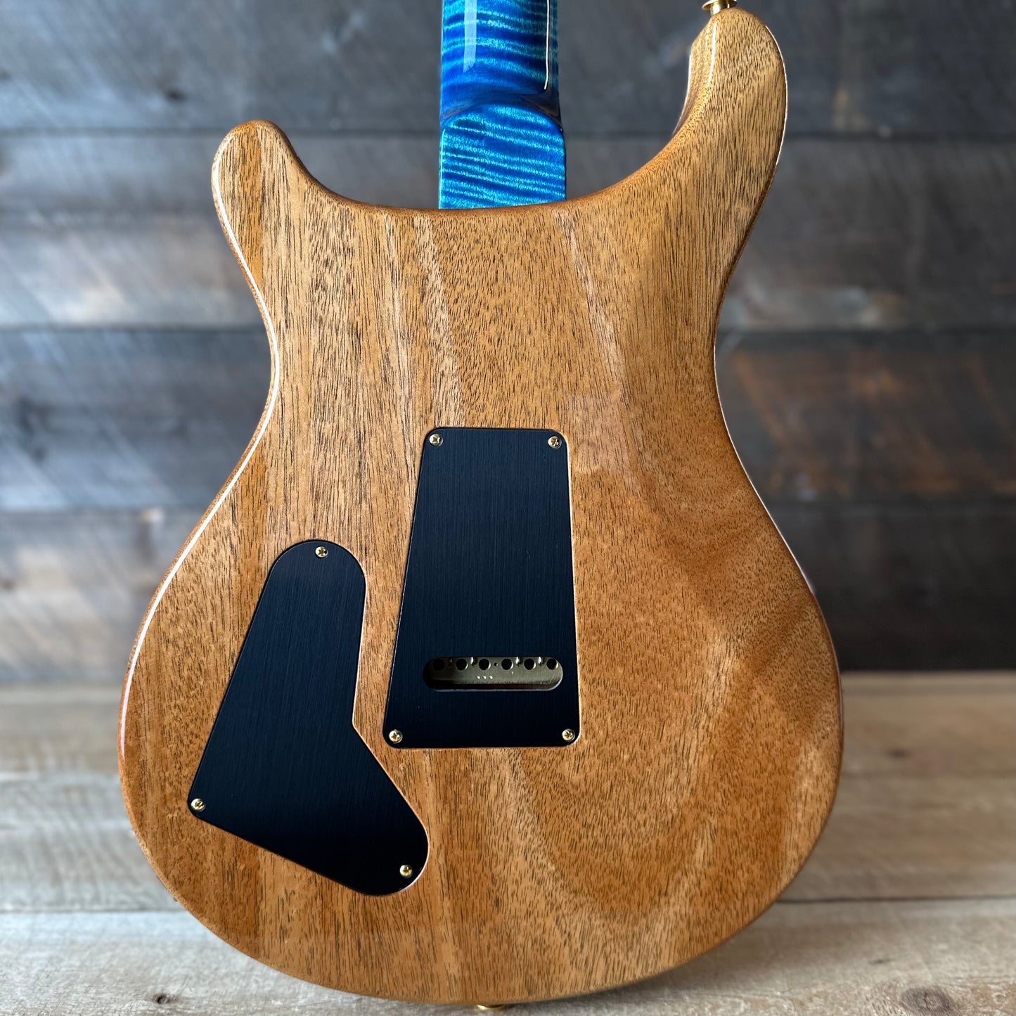PRS Wood Library McCarty Tremolo w/ Dual Mini Toggles Flame Maple 10-top Ziricote FB - Arctic Blue Stained Neck 427978