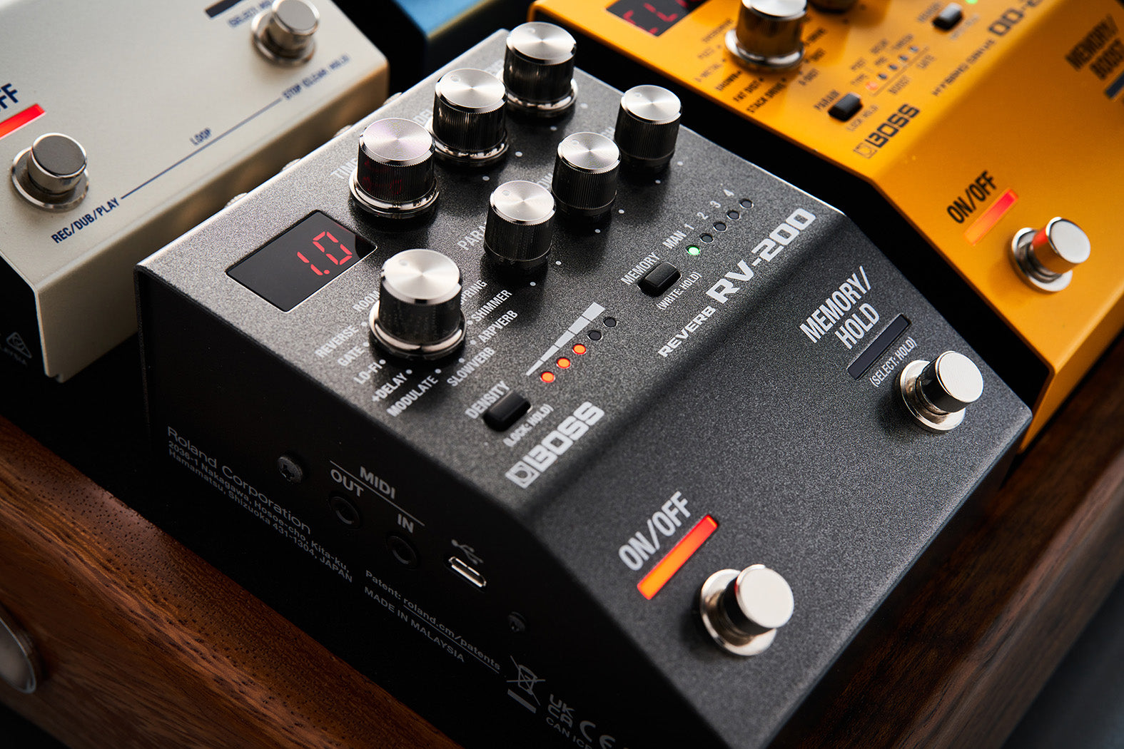 Boss RV-200 Reverb Pedal – Quimper Sound Records and Guitars