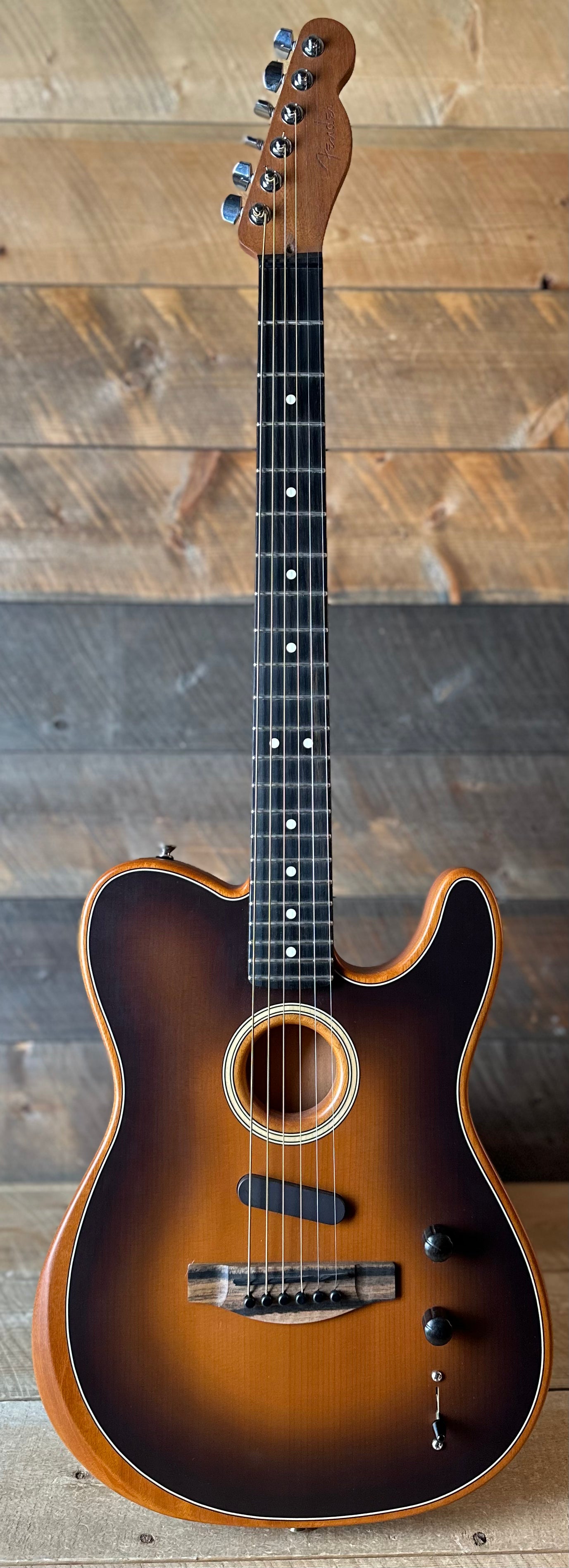 Used Fender American Acoustasonic Telecaster - Sunburst