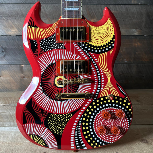 Epiphone Fatoumata Diawara Signature SG - Fire Ember Red 25071521976