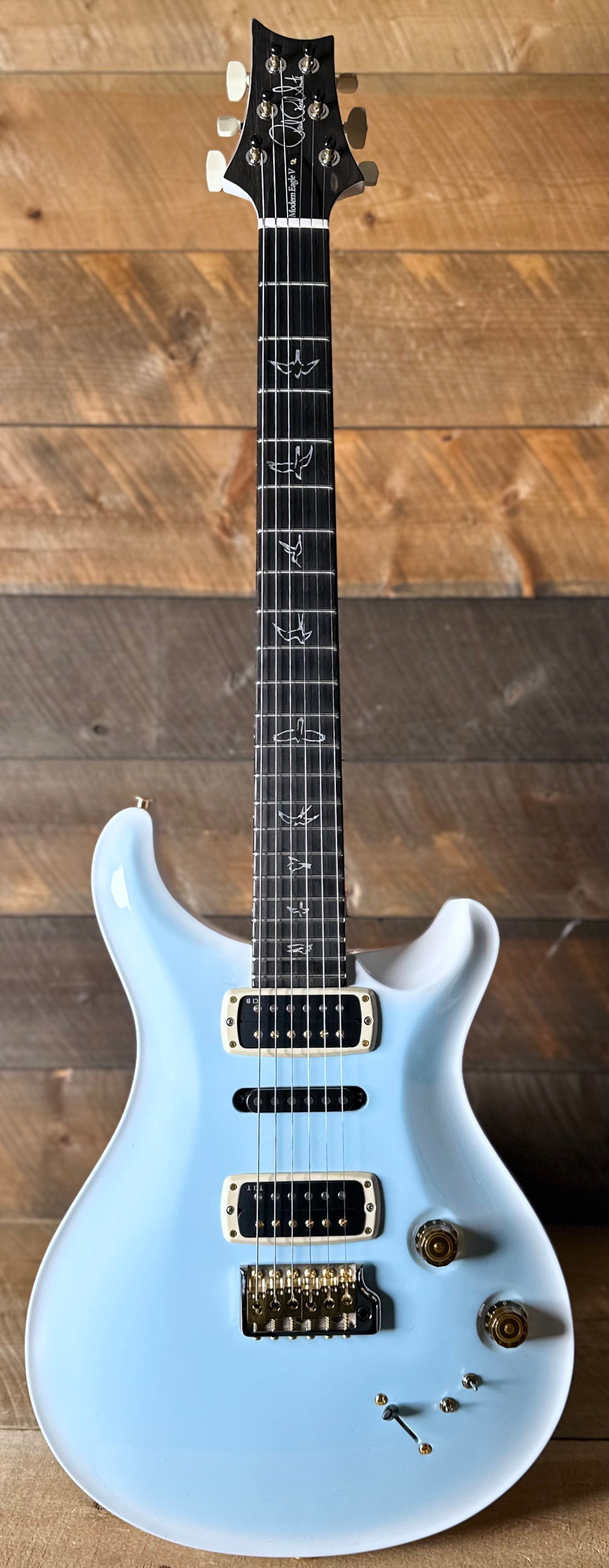 PRS Modern Eagle V W/Ebony FB Custom Color - Reverse Cloud Burst 402709