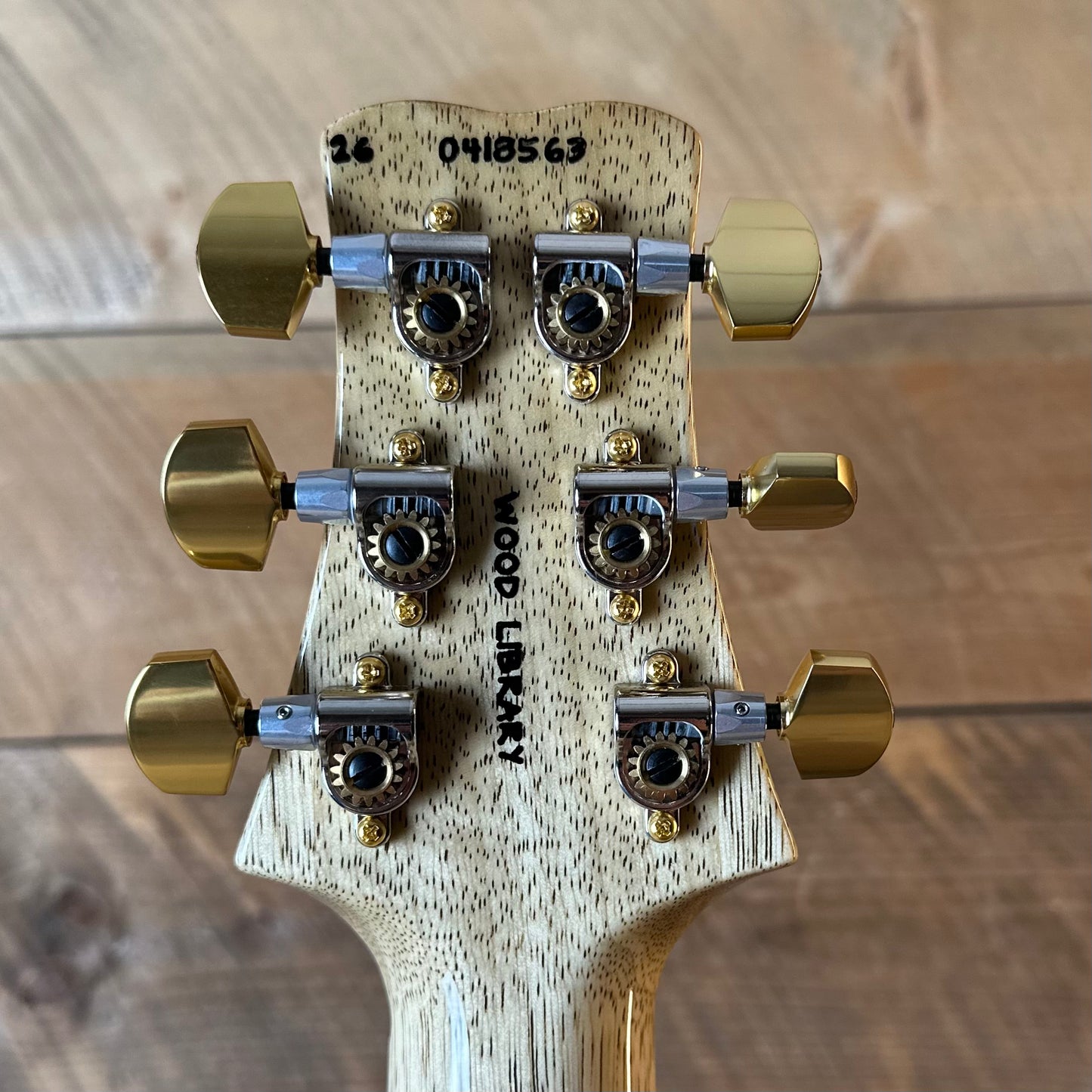 PRS Wood Library Santana Retro Korina Back & Neck, Ziricote FB!! - Antique White Top W/Natural Back 418563
