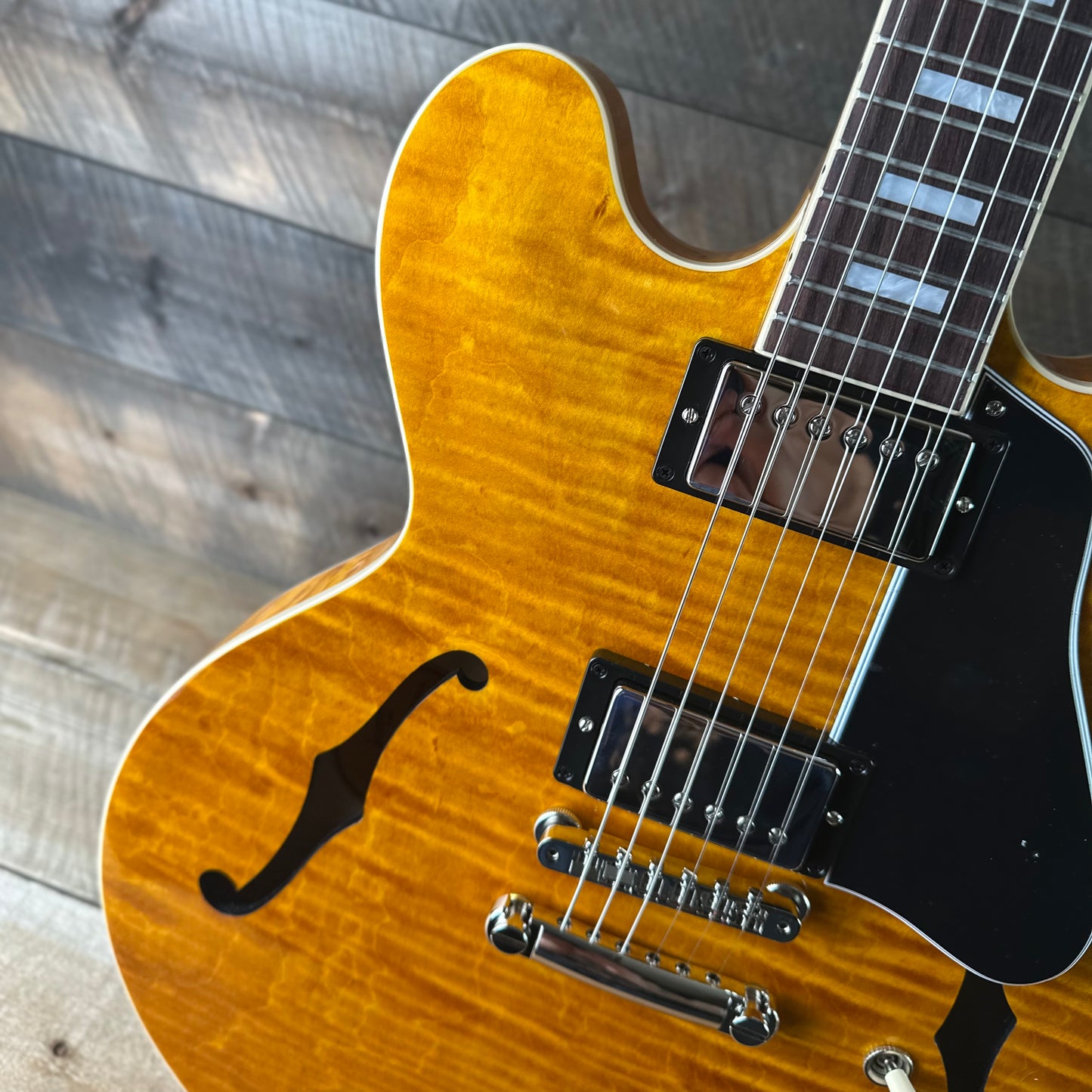 Gibson ES-335 Figured Top Semi Hollow- Honey Amber 211460342