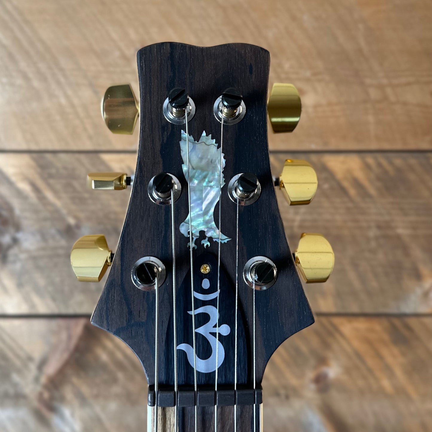 PRS Wood Library Santana Retro Korina Back & Neck, Ziricote FB!! - Antique White Top W/Natural Back 418563