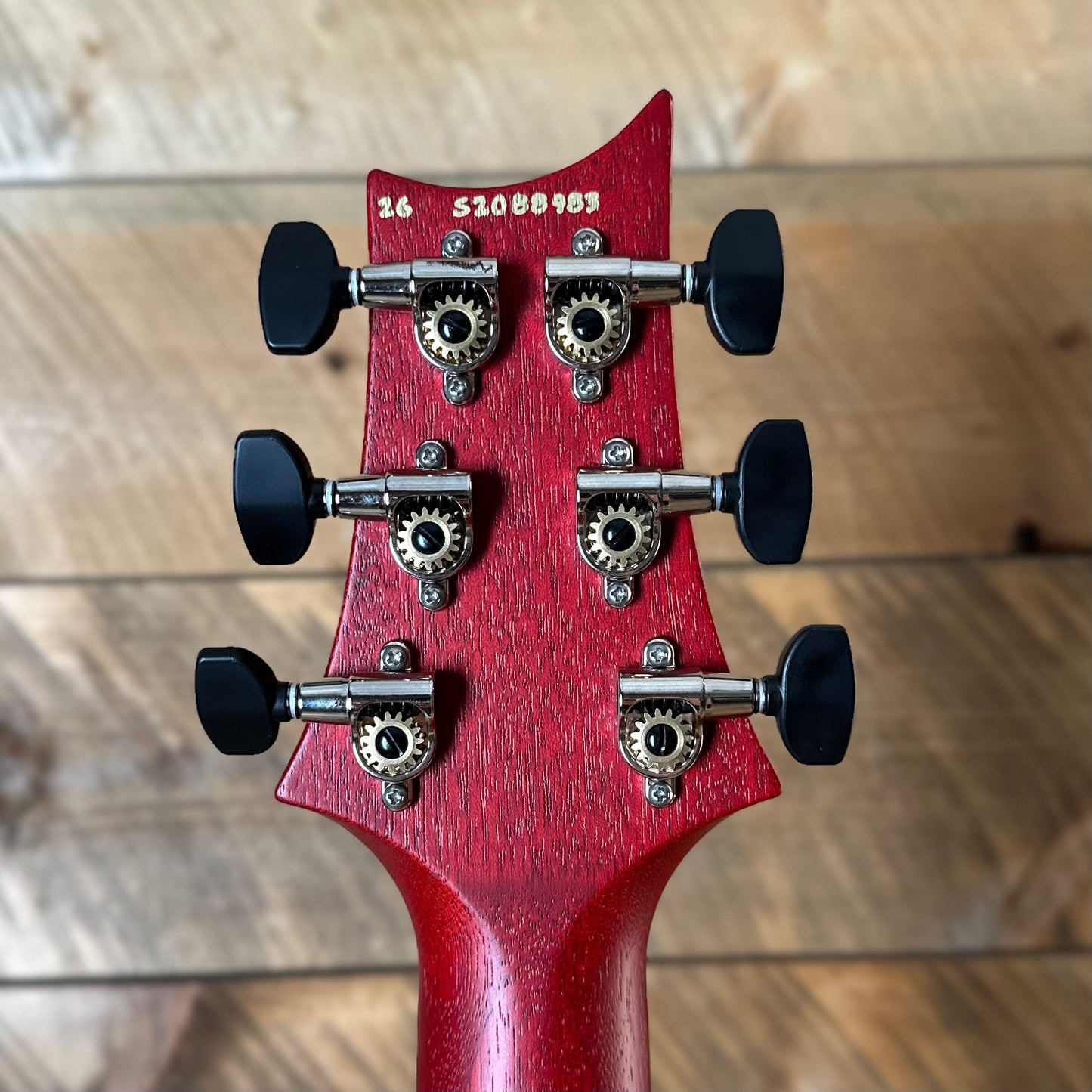 PRS S2 Vela Semi-Hollow HHT Quimper Edition – Vintage Cherry Satin Nitro USA Electric Guitar S2088983