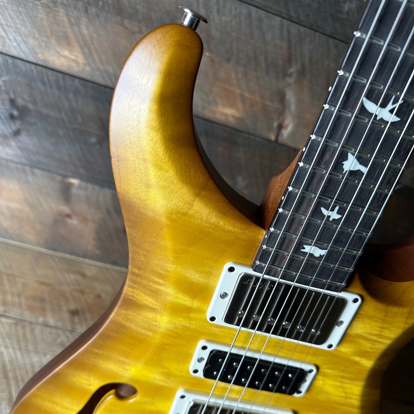 PRS S2 Wood Library Special Semi-Hollow Quilted Top - Livingston Lemondrop S2085516