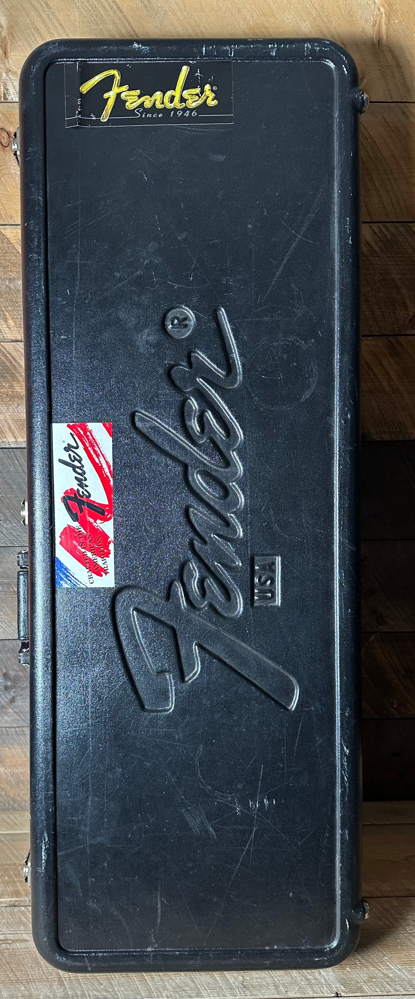 Vintage 1983 Fender Dan Smith Era Standard Stratocaster (2-Knob) with Rosewood Fretboard 7.8 LBS!- Black