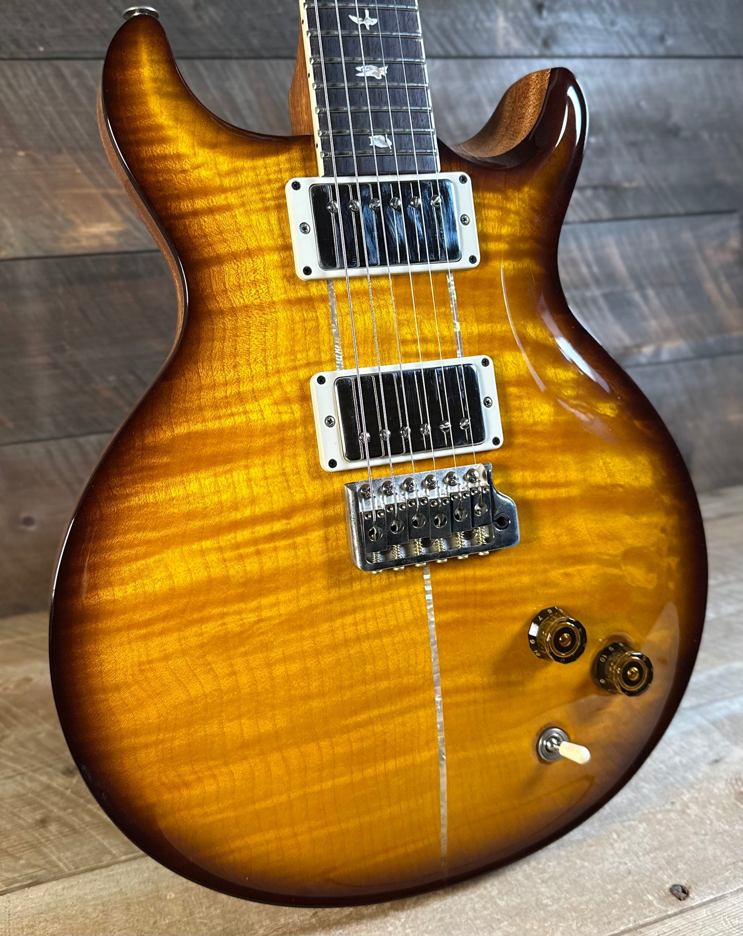 *PRS Roadshow Guitar* PRS Santana Retro Custom Color - McCarty Tobacco Burst W/Natural Back 421080