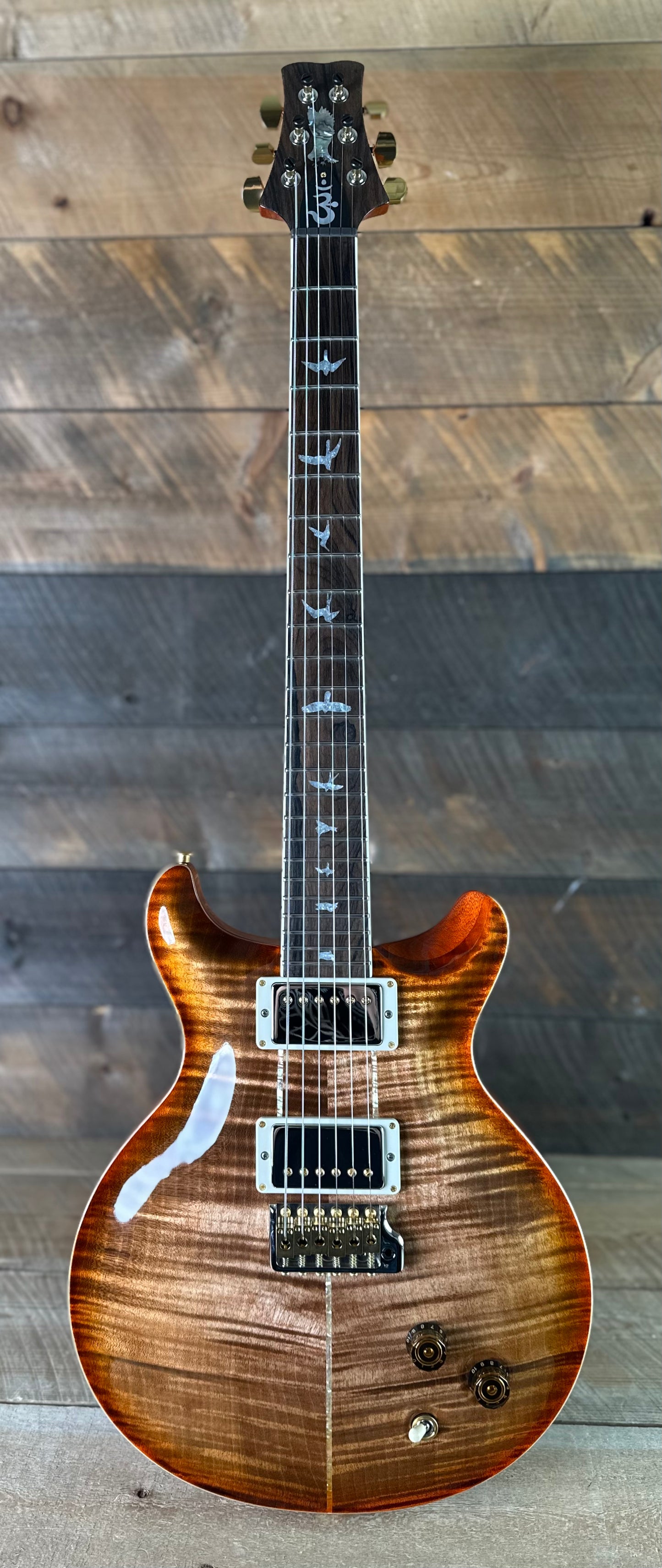 PRS Wood Library Santana Retro Korina Back & Neck, Ziricote FB!! - Autumn Sky 418558