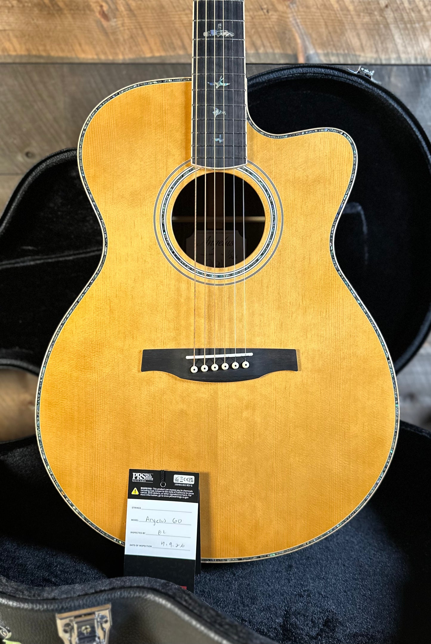 *PRS Roadshow Demo* PRS SE Angelus 60 A60E Acoustic Electric - Natural