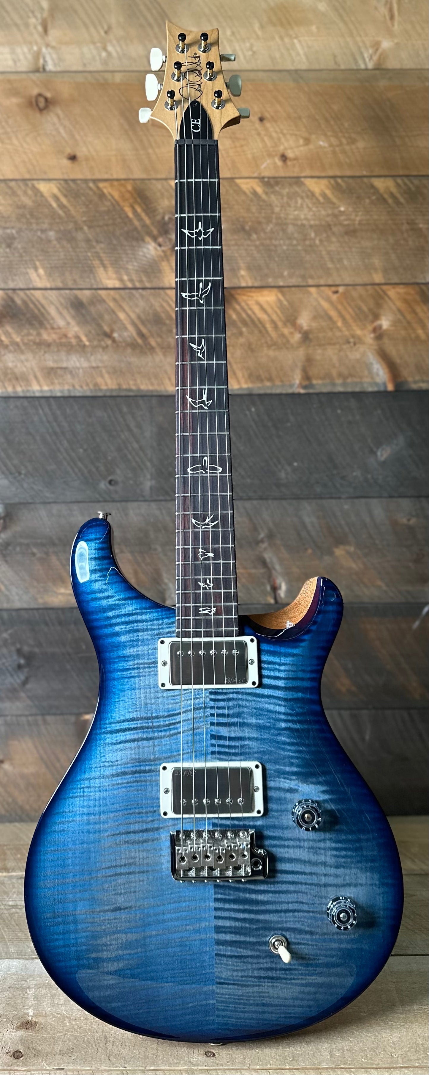 PRS CE 22 Limited Color!! - Faded Whale Blue w/ Blue Smokeburst, Natural Back 413845