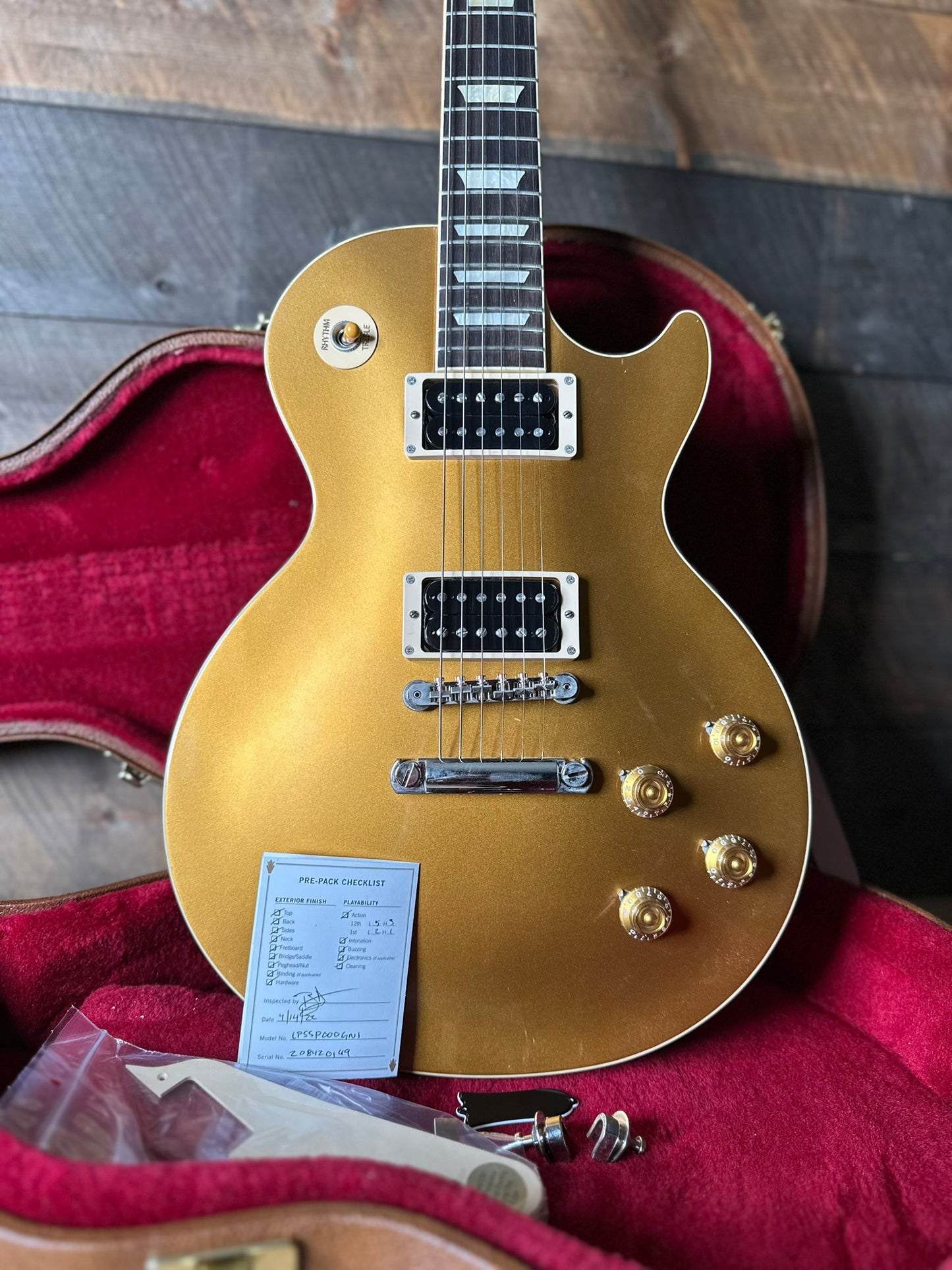 Used 2022 Gibson Slash Victoria Les Paul Standard - Goldtop Dark Back