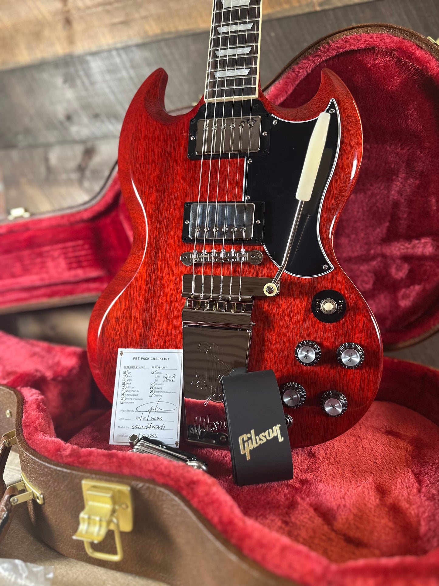 Gibson SG Standard '61 Maestro Vibrola - Vintage Cherry 223760206