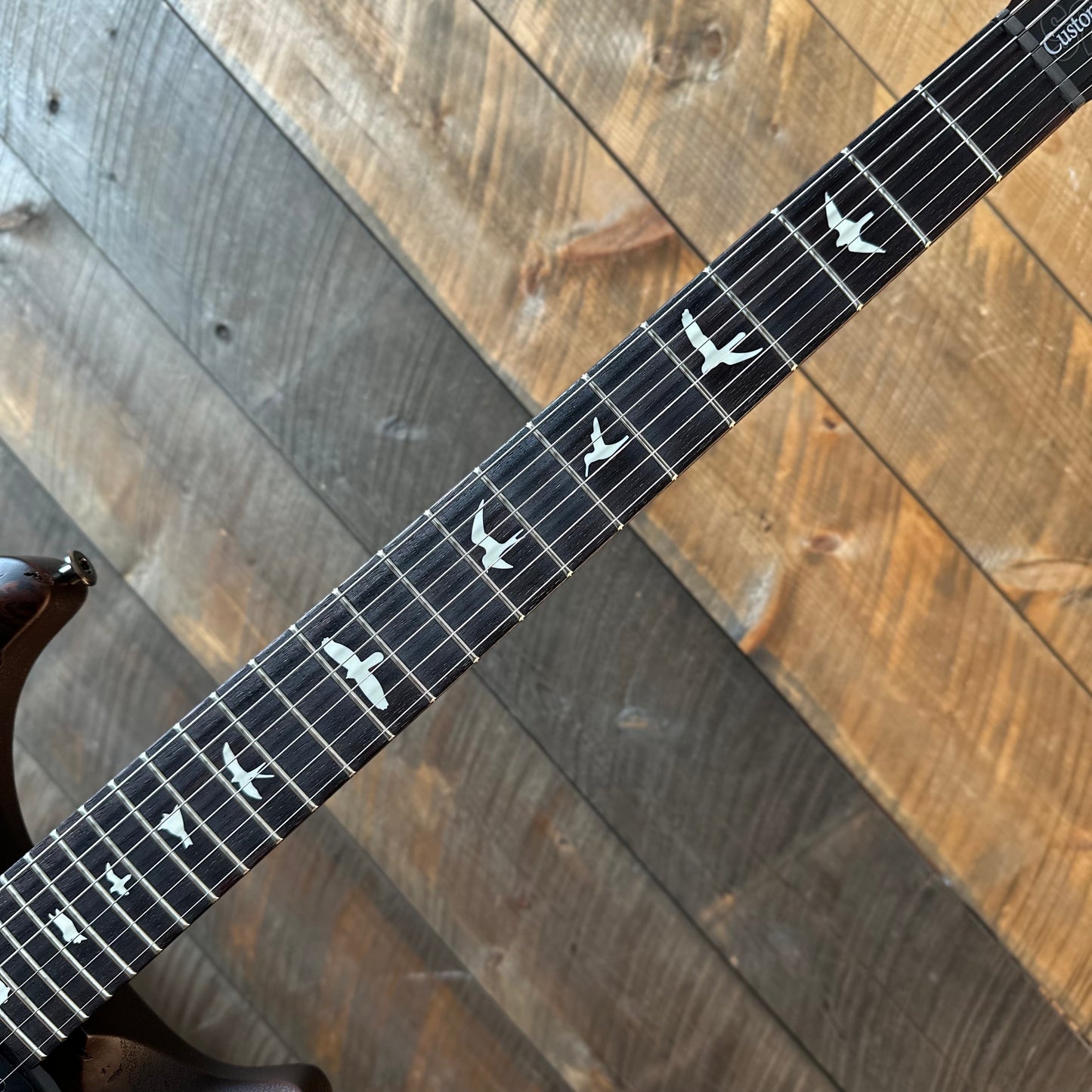 PRS Limited Edition Wood Library Select S2 Custom 24-08 Poplar Burl Top - Black Gold Burst  S2087816