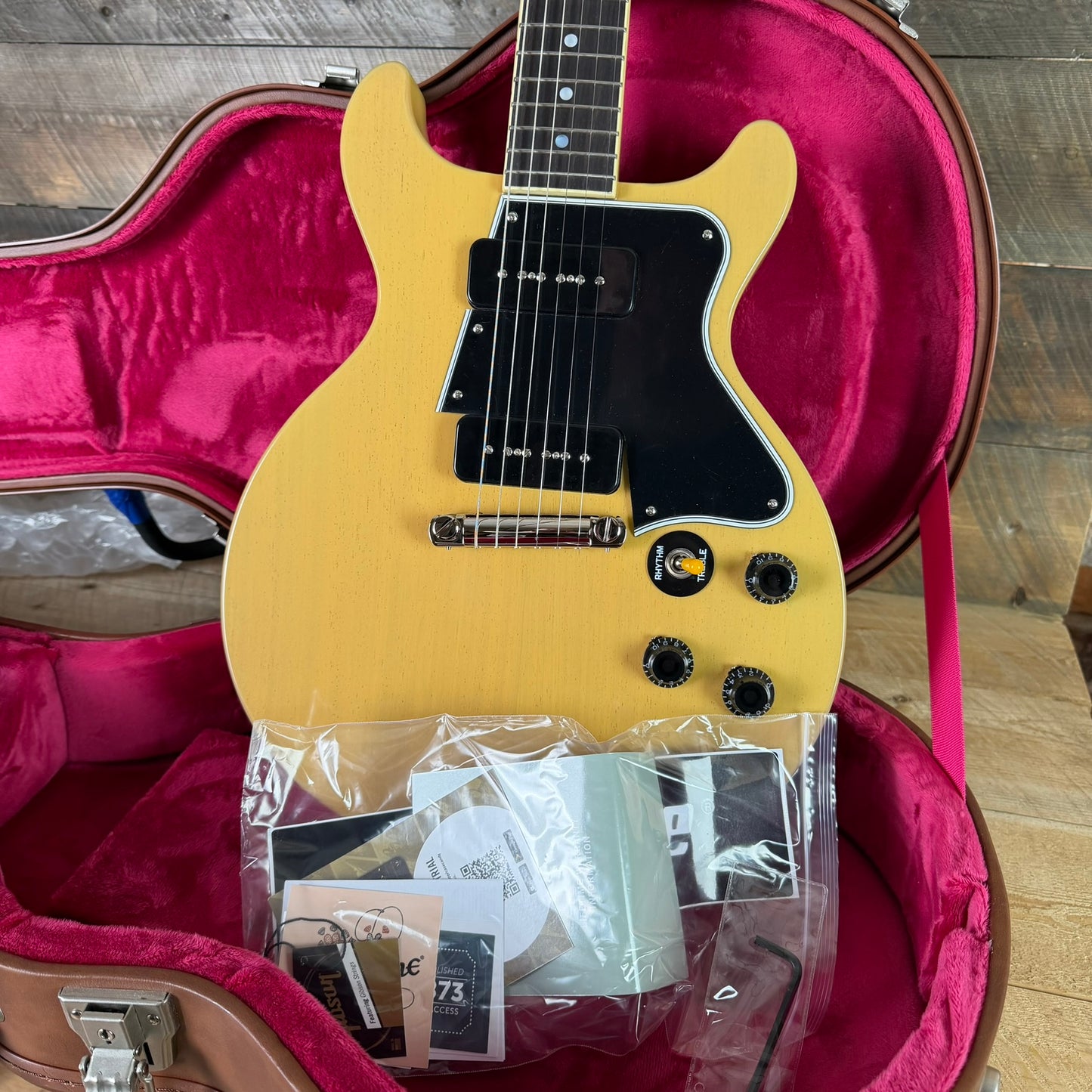Epiphone Inspired By Gibson Custom 1960 Les Paul Special DC - TV Yellow 25121520930