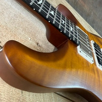 PRS S2 Wood Library Special Semi-Hollow Quilted Top Ebony Fretboard Violin Amber Sunburst  S2088415