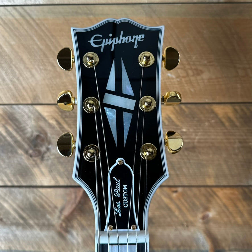 Epiphone Inspired By Gibson Custom Les Paul Custom - Alpine White 26041524573