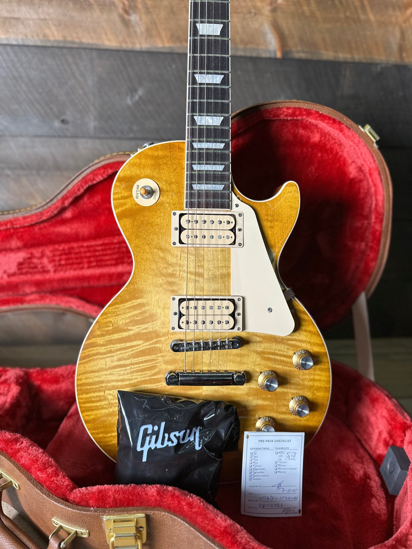 Gibson Les Paul Standard 60s Double Trouble - Vintage Honey Burst 218150327