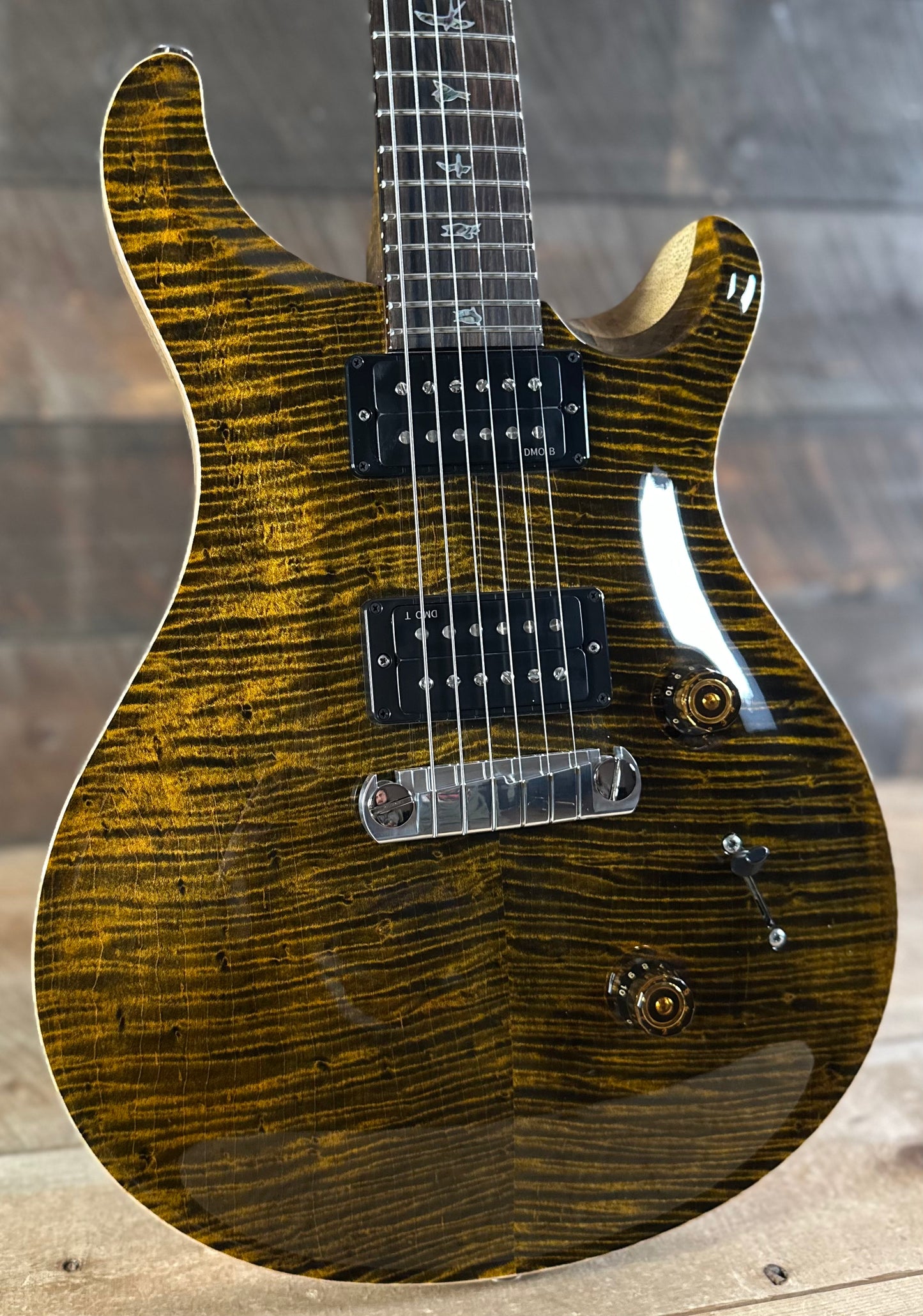 PRS Wood Library Custom 24 Stoptail Limited Edition - Tiger Eye (Natural Back) 430491