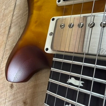PRS S2 Wood Library Special Semi-Hollow Quilted Top Ebony Fretboard Satin McCarty Tobacco Sunburst S2088391