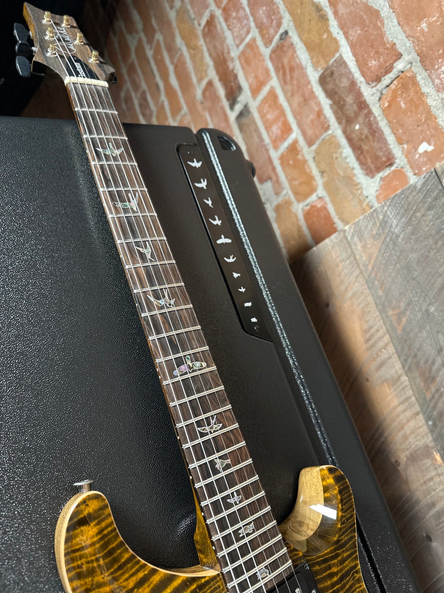 PRS Wood Library Custom 24 Stoptail Limited Edition - Tiger Eye (Natural Back) 430491