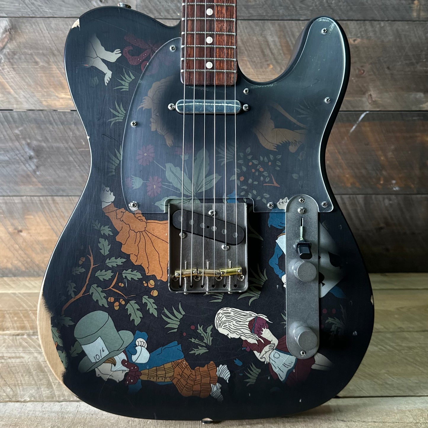 Nash T-63 Alder Body Light Aged - Rare Alice In Wonderland Finish!! NG-6146