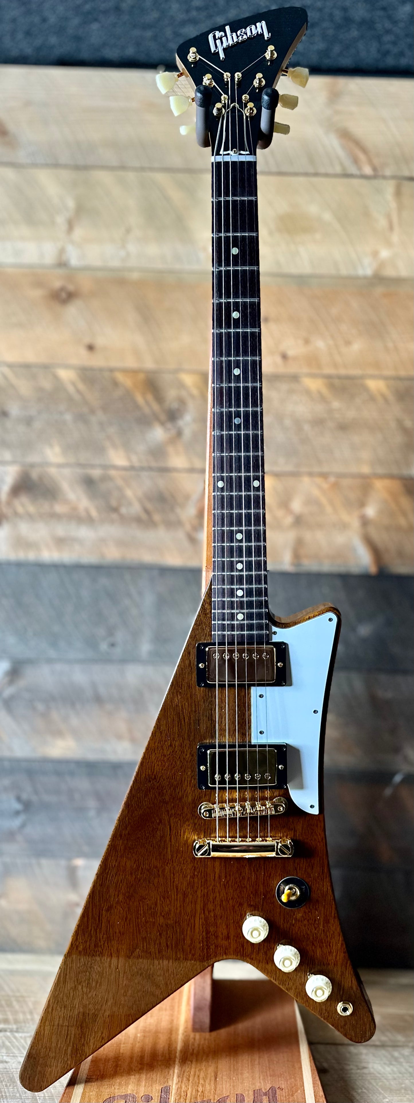 Gibson Custom Shop 1957 Mahogany Moderne Reissue - Antique Natural VOS