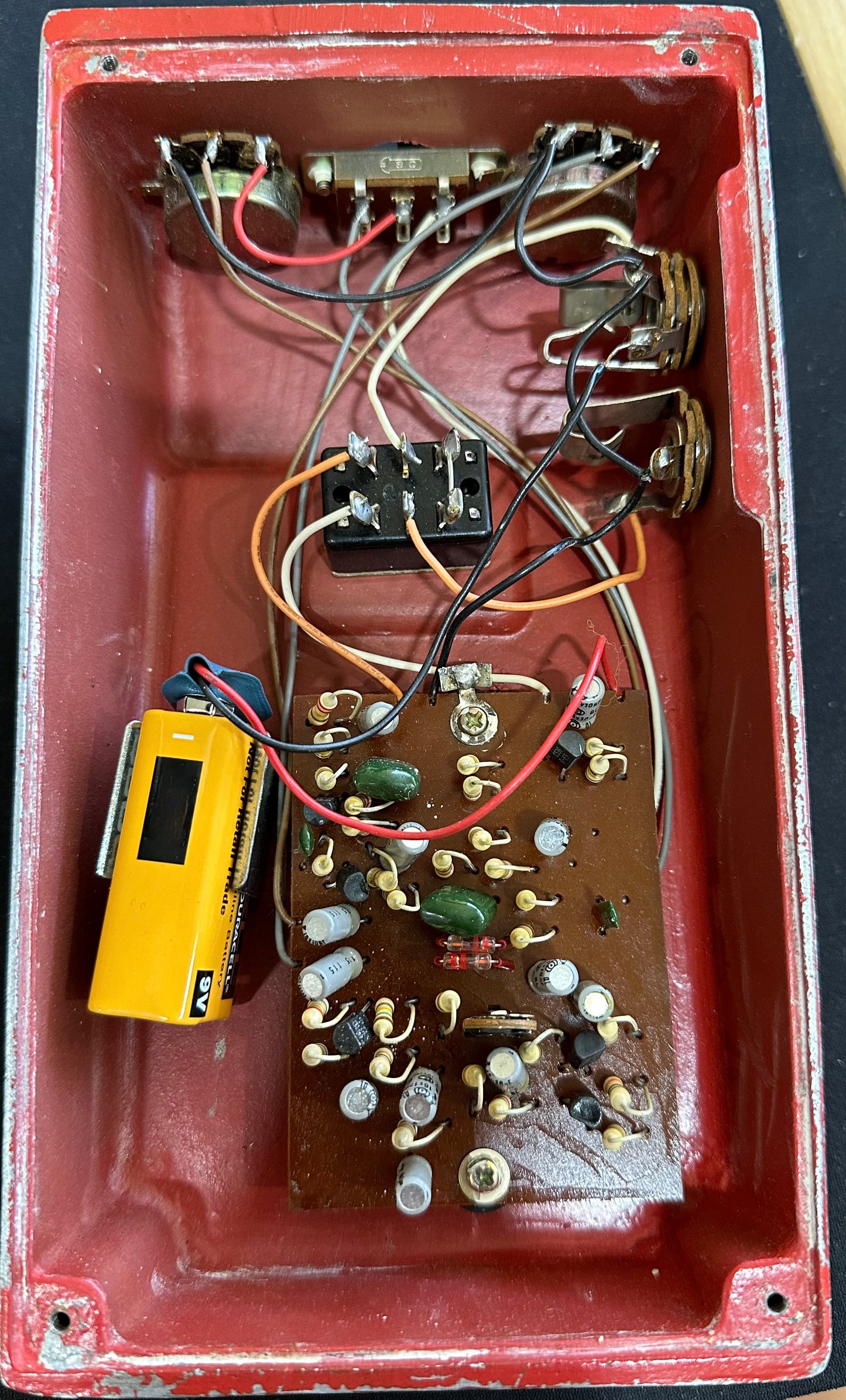 Vintage 1970s Univox Super Fuzz MIJ Metal - Orange The SOund OF Grunge