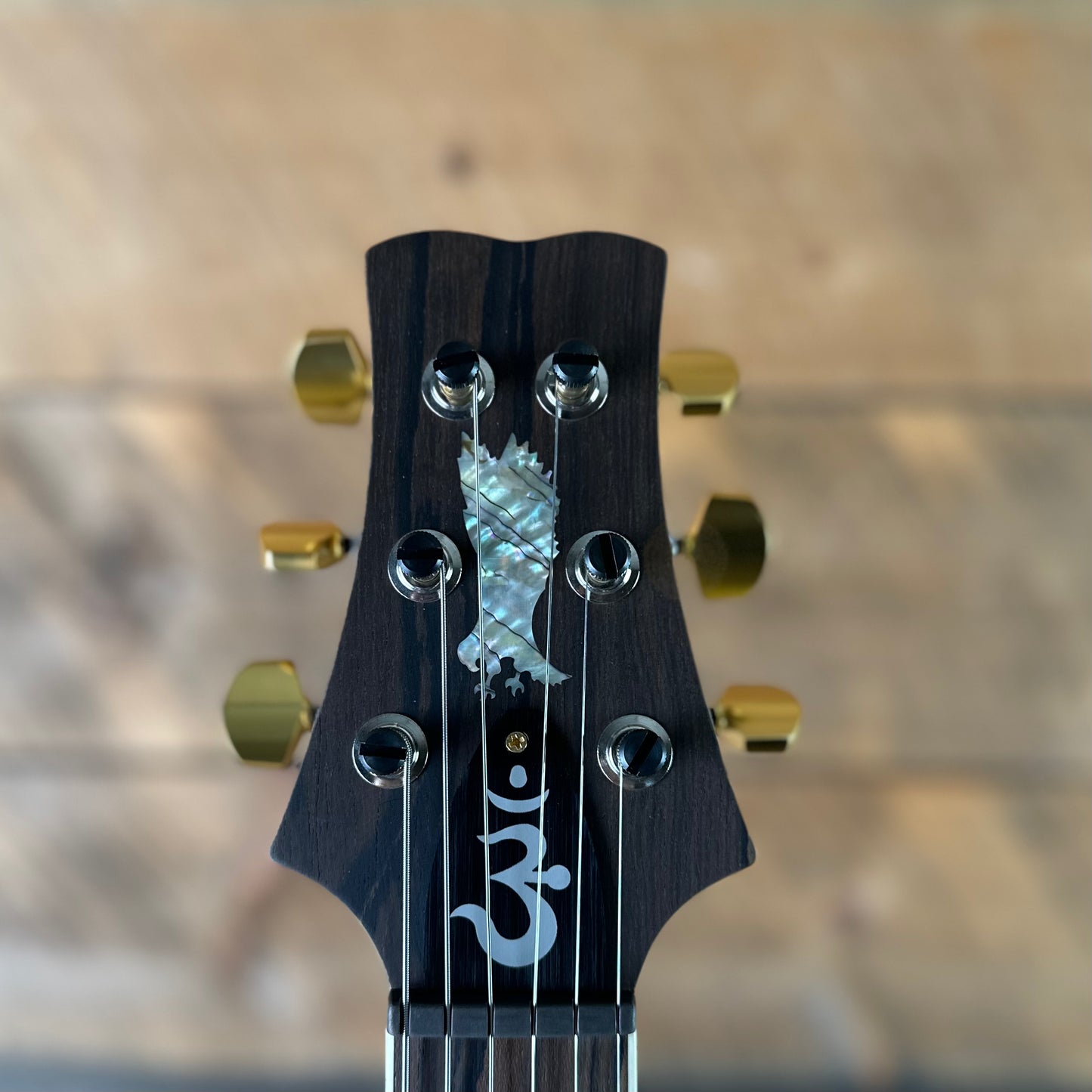PRS Wood Library Santana Retro Korina Back & Neck Flame Maple 10 Top Ziricote FB!! - Bonnie Pink 418663