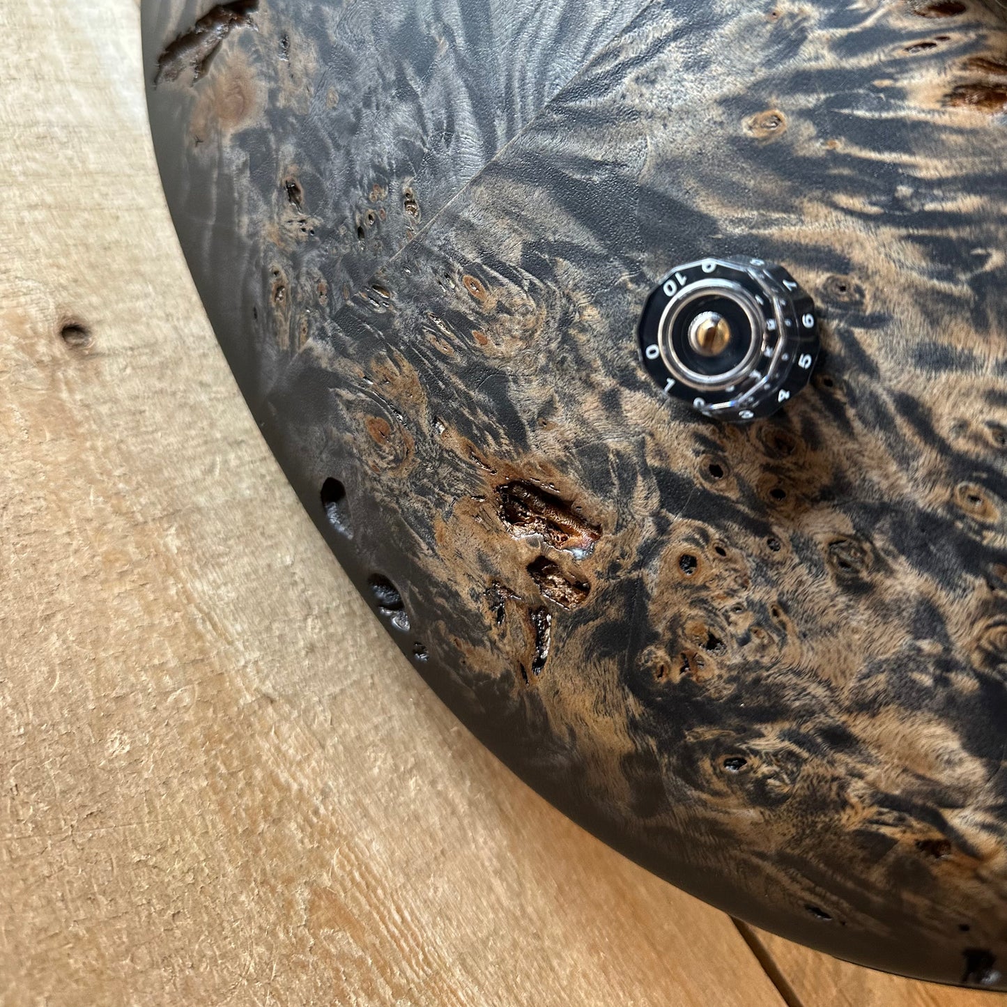 PRS Limited Edition Wood Library Select S2 Custom 24 Poplar Burl Top - Charcoal Burst S2089071