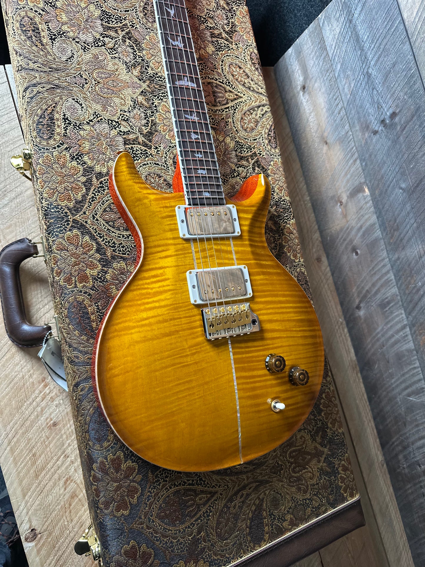 PRS Wood Library Santana Retro Korina Back & Neck, Ziricote FB!! - McCarty Sunburst 418559