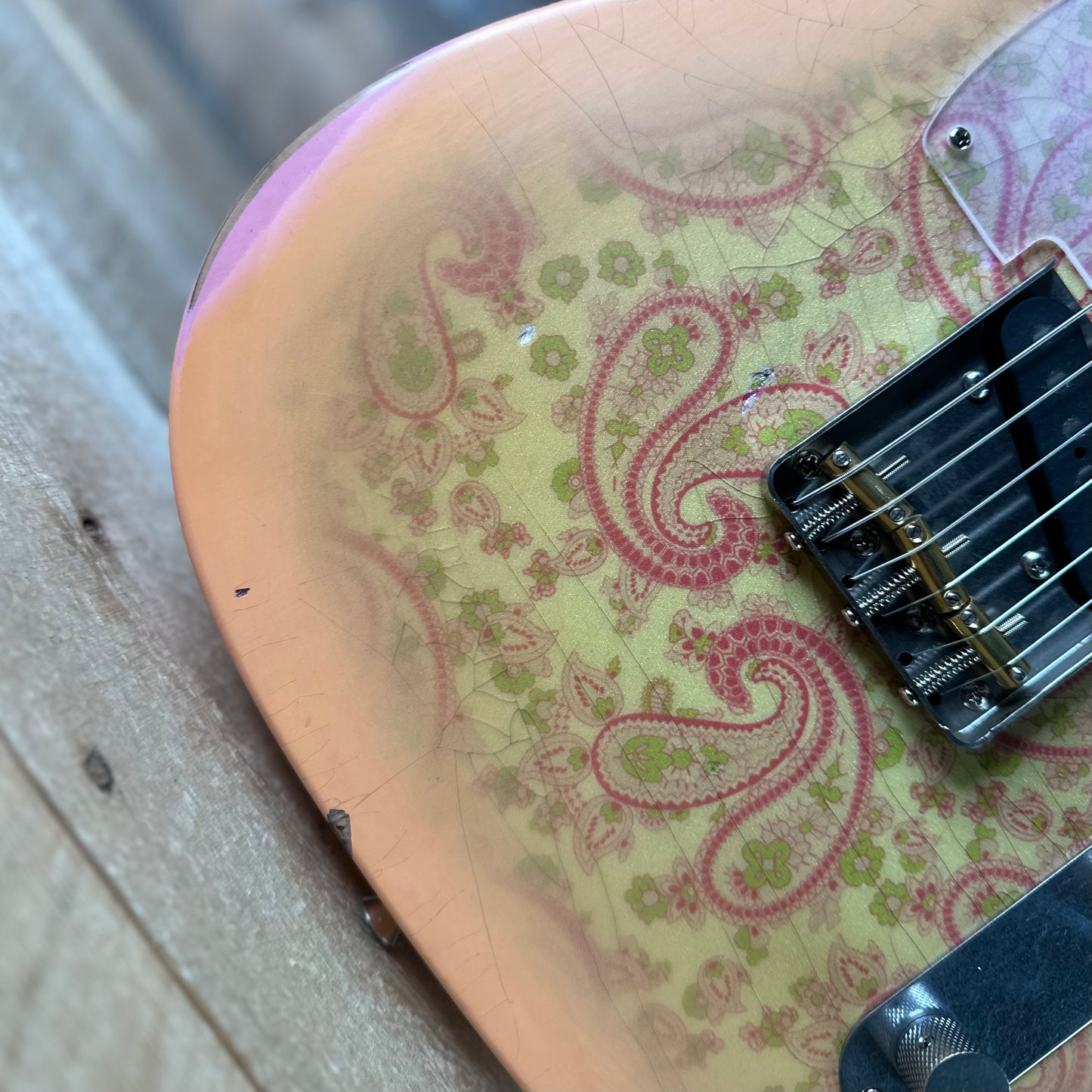 Nash T-68 - Paisley Medium Relic Lollar Pick Ups Maple Neck