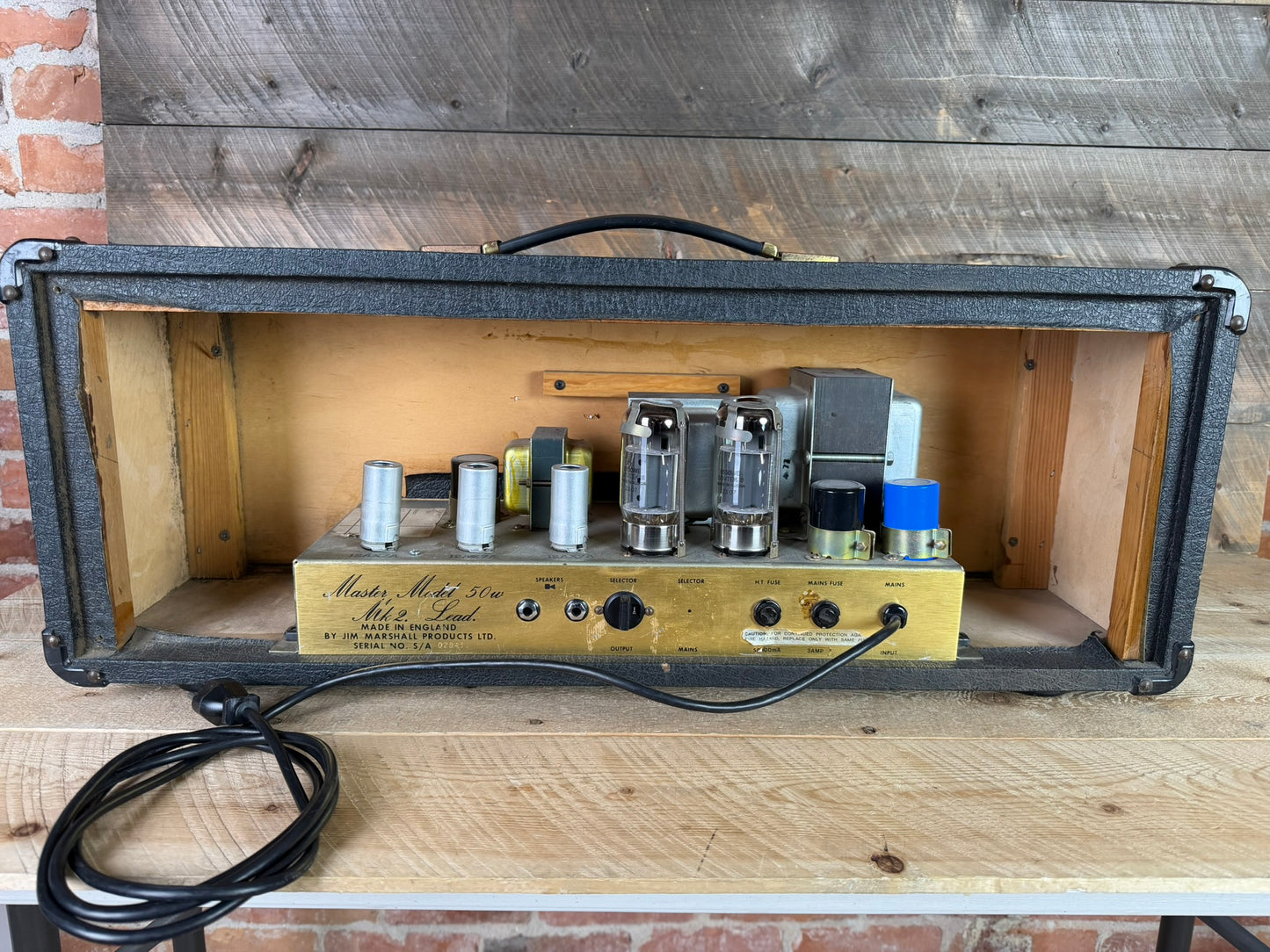 Vintage Used 1978 Marshall Master Model 50W Mk II Lead JMP Head – USA Export – Serviced