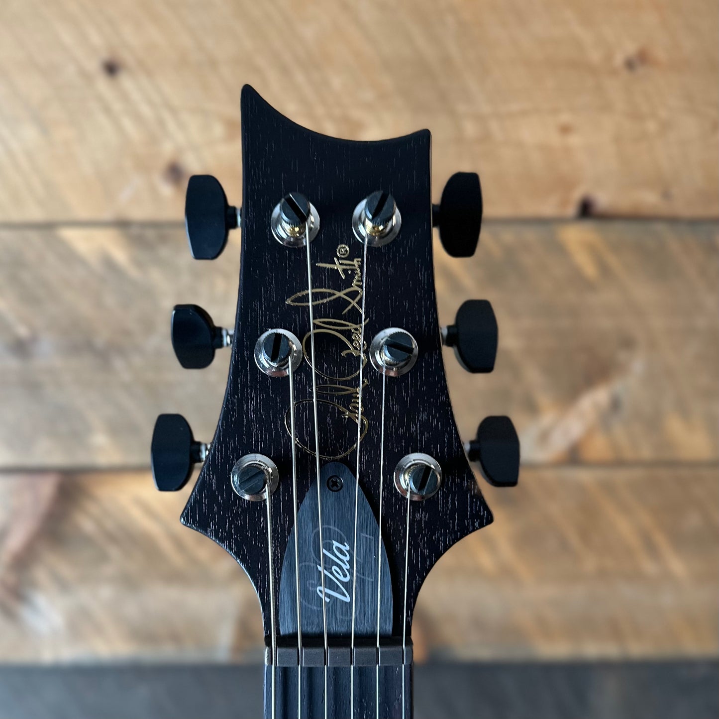 PRS S2 Vela Semi-Hollow HHT Quimper Edition – Charcoal Satin Nitro USA Electric Guitar S2089140