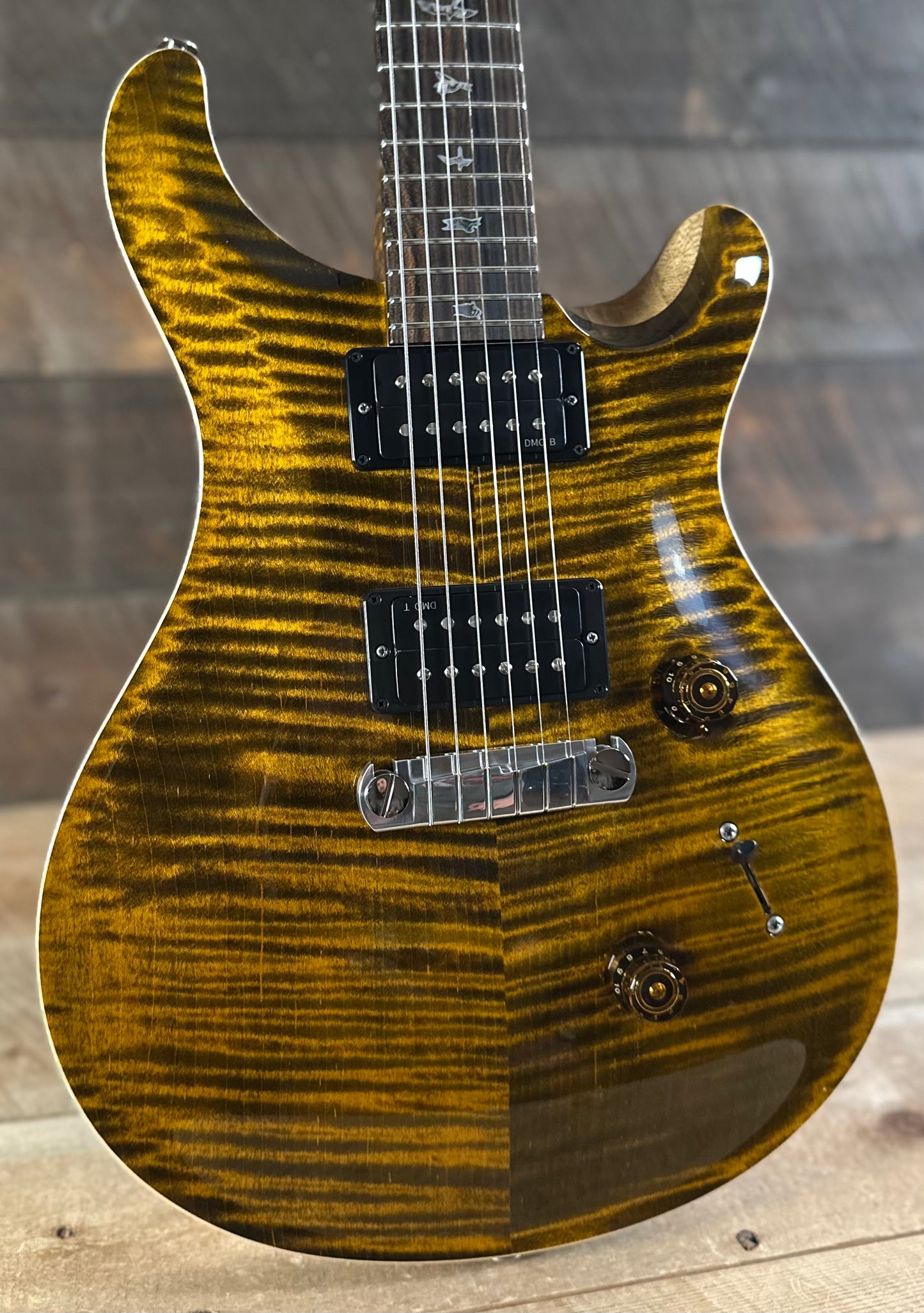 PRS Wood Library Custom 24 Stoptail Limited Edition - Tiger Eye (Natural Back) 430817