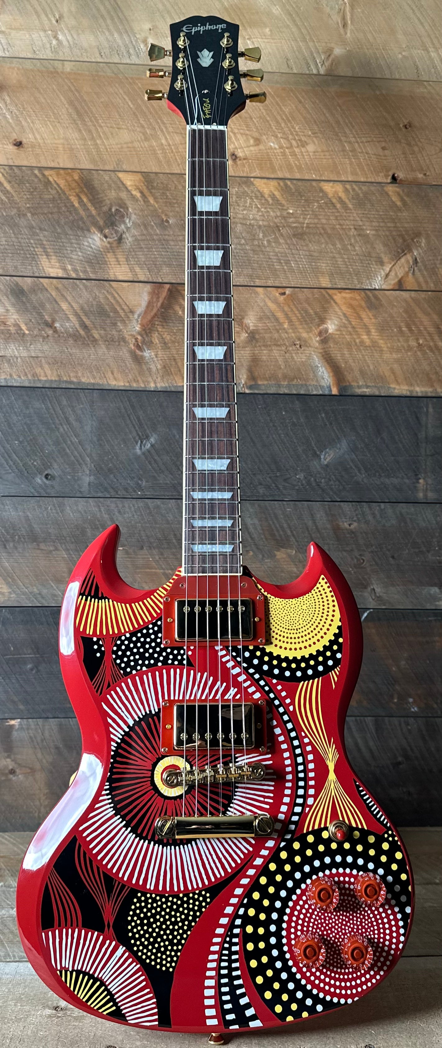 Epiphone Fatoumata Diawara Signature SG - Fire Ember Red 25071521976